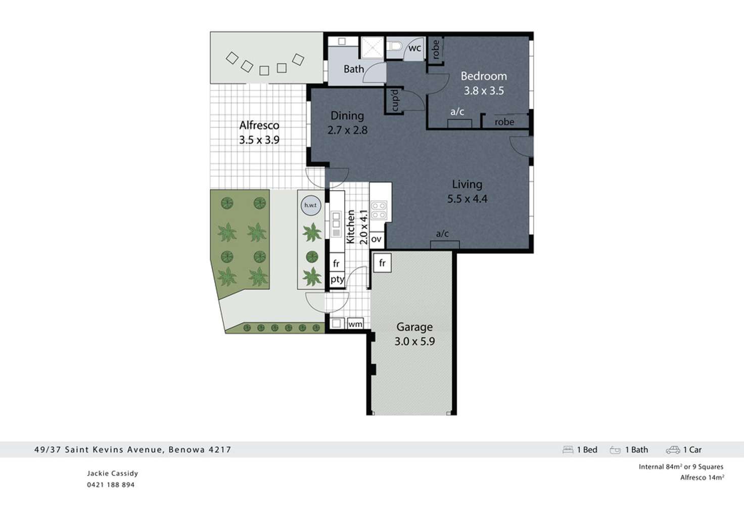 Floorplan of Homely apartment listing, 8/37 St Kevins Avenue, Benowa QLD 4217