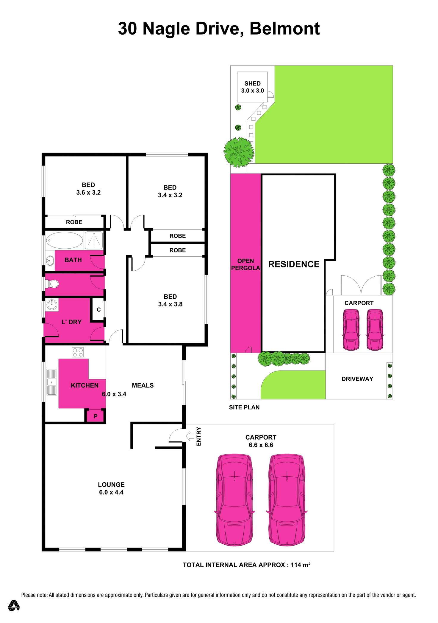 Floorplan of Homely house listing, 30 Nagle Drive, Belmont VIC 3216