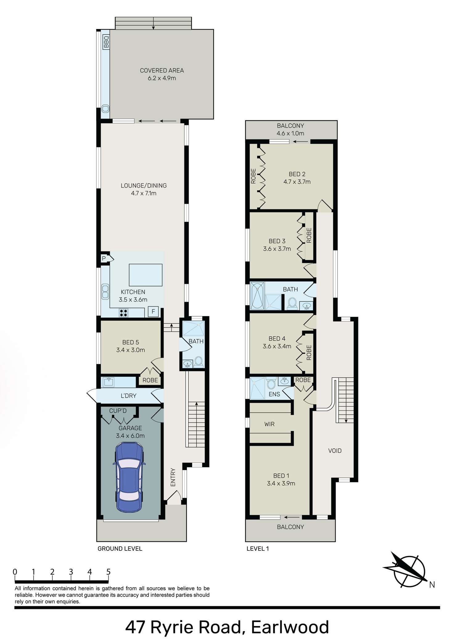 Floorplan of Homely house listing, 47B Ryrie Road, Earlwood NSW 2206