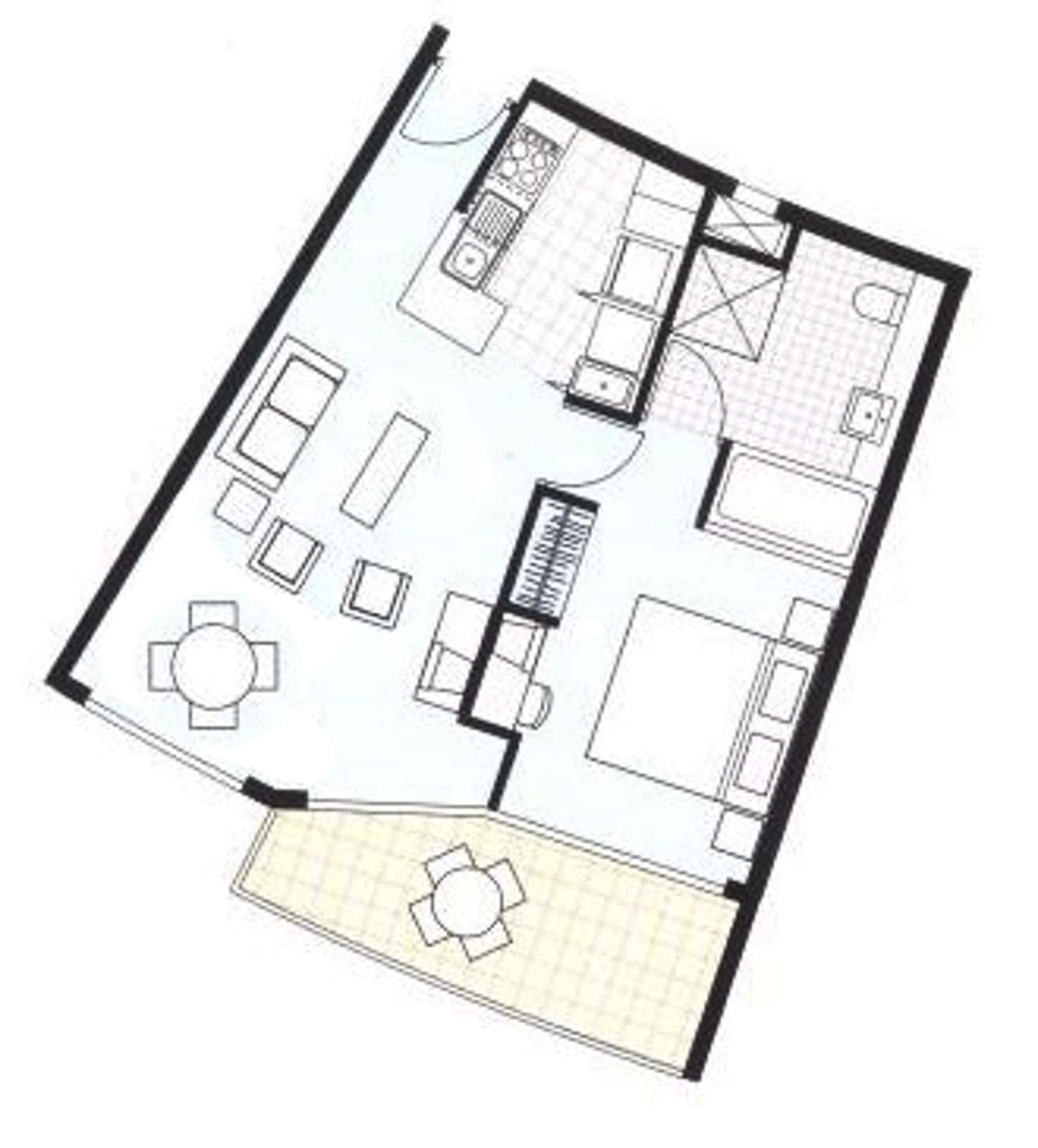 Floorplan of Homely apartment listing, 441/6-8 Stuart Street, Tweed Heads NSW 2485
