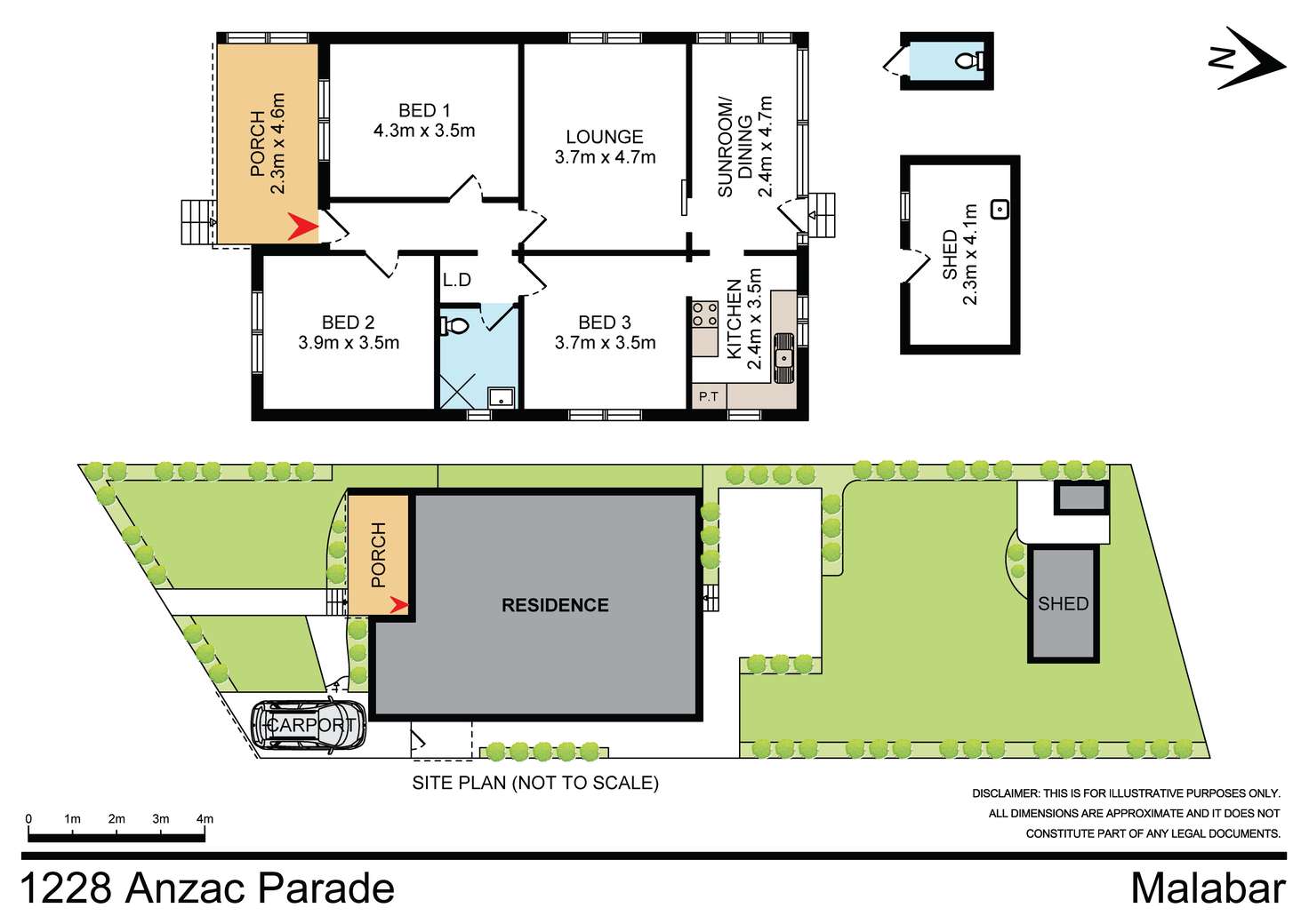 Floorplan of Homely house listing, 1228 Anzac Parade, Malabar NSW 2036