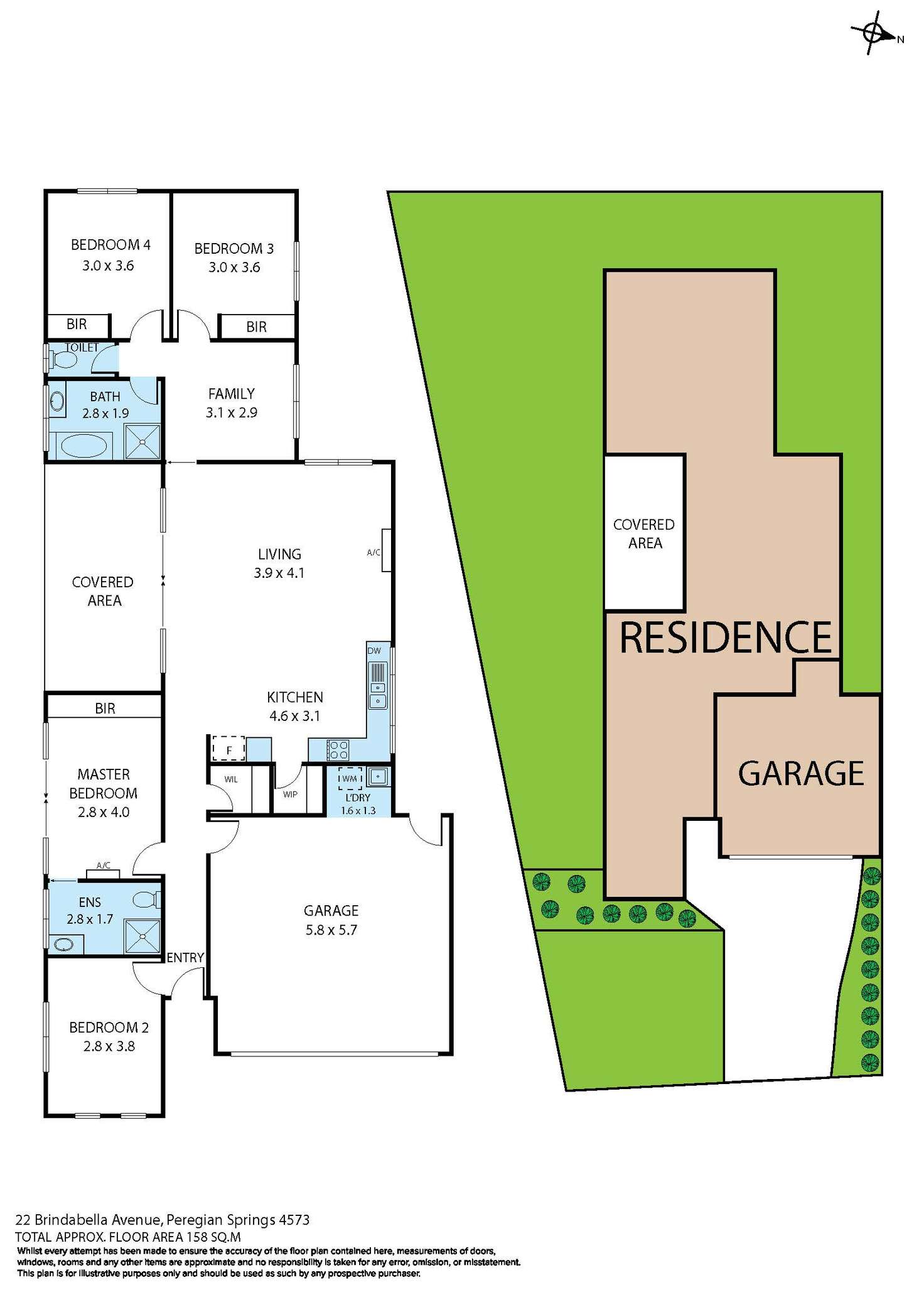 Floorplan of Homely house listing, 22 Brindabella Avenue, Peregian Springs QLD 4573