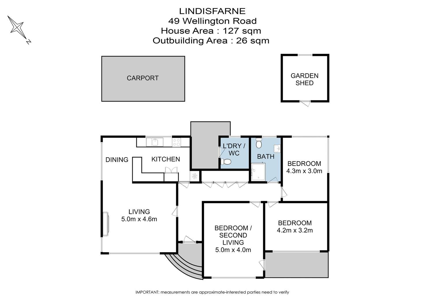 Floorplan of Homely house listing, 46 Wellington Road, Lindisfarne TAS 7015