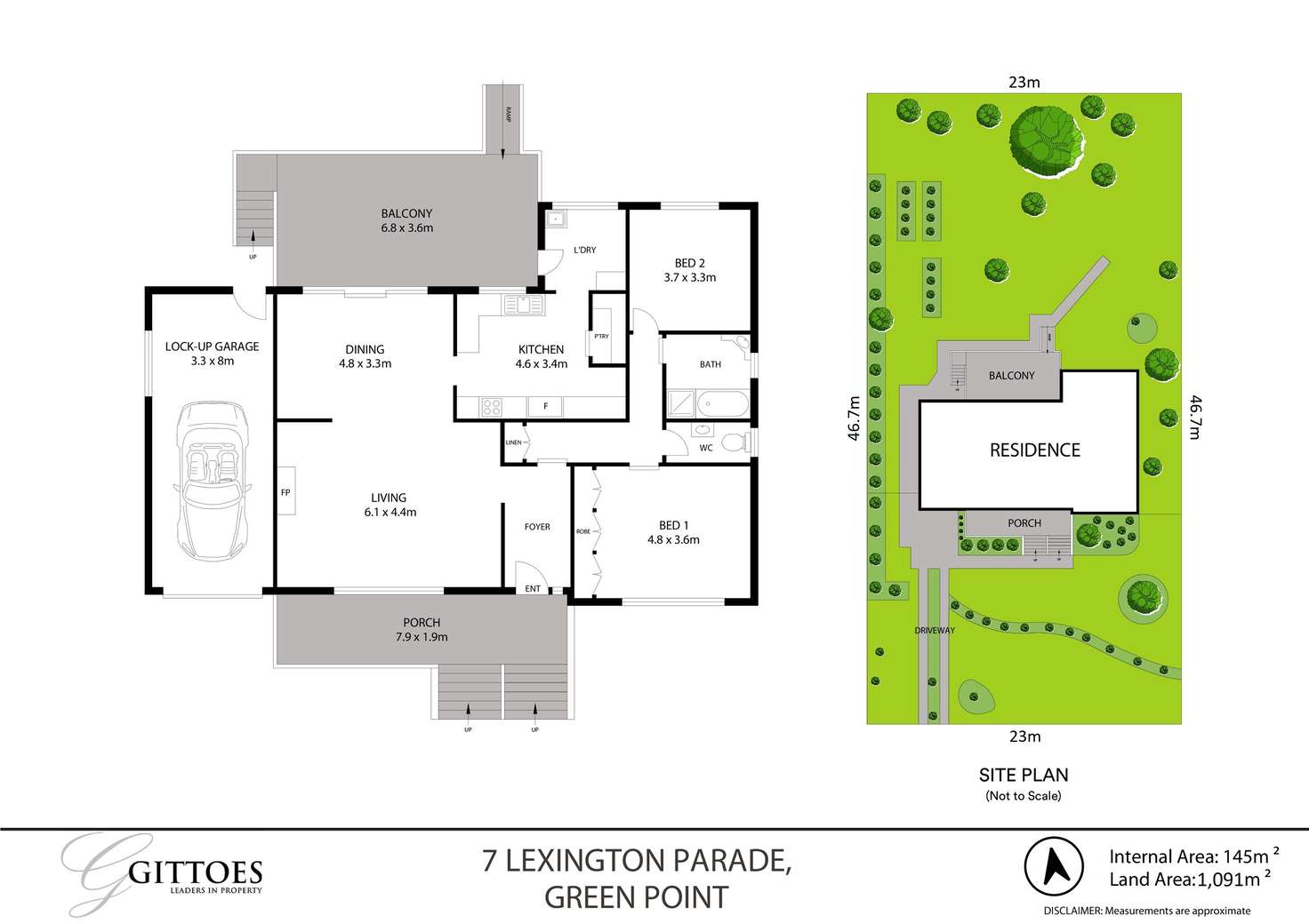 Floorplan of Homely house listing, 7 Lexington Parade, Green Point NSW 2251