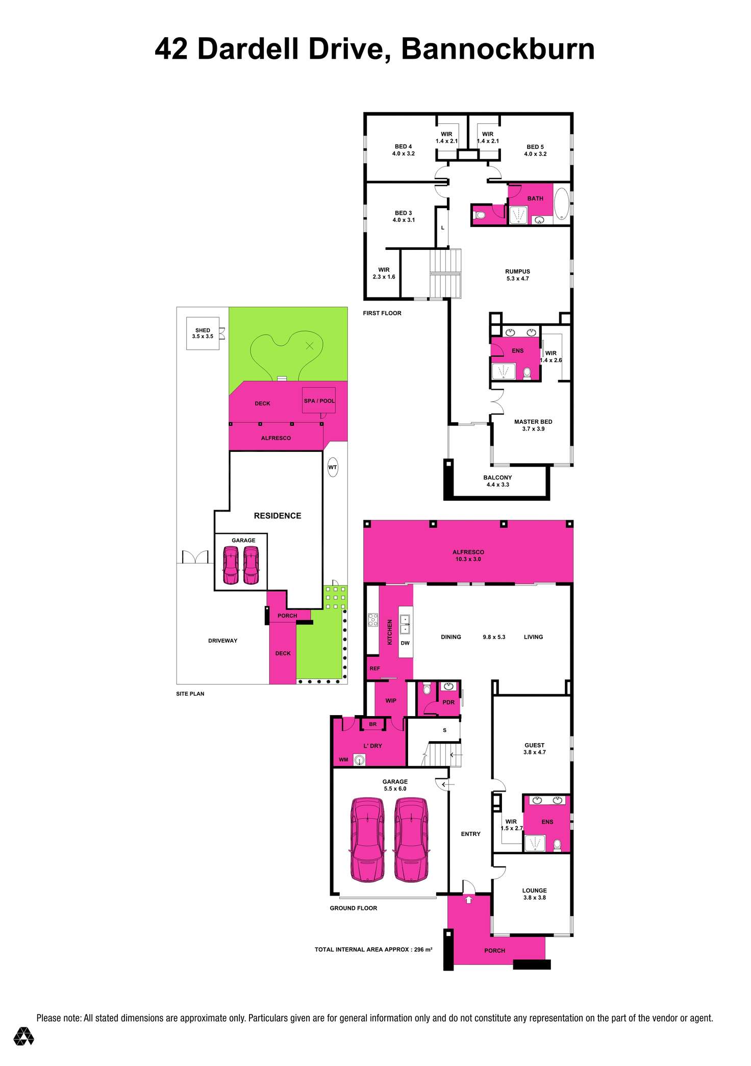 Floorplan of Homely house listing, 42 Dardel Drive, Bannockburn VIC 3331