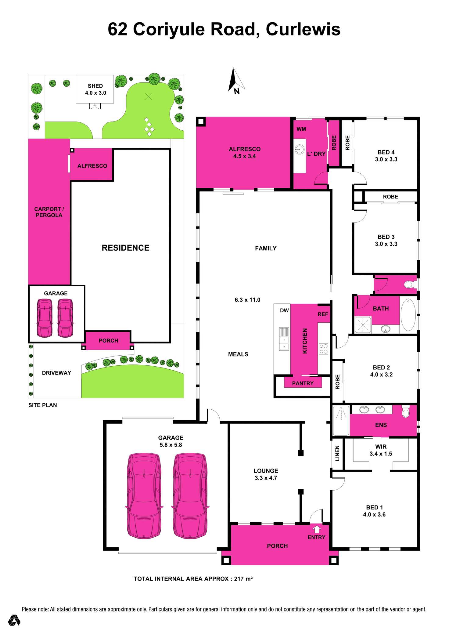 Floorplan of Homely house listing, 62 Coriyule Road, Curlewis VIC 3222