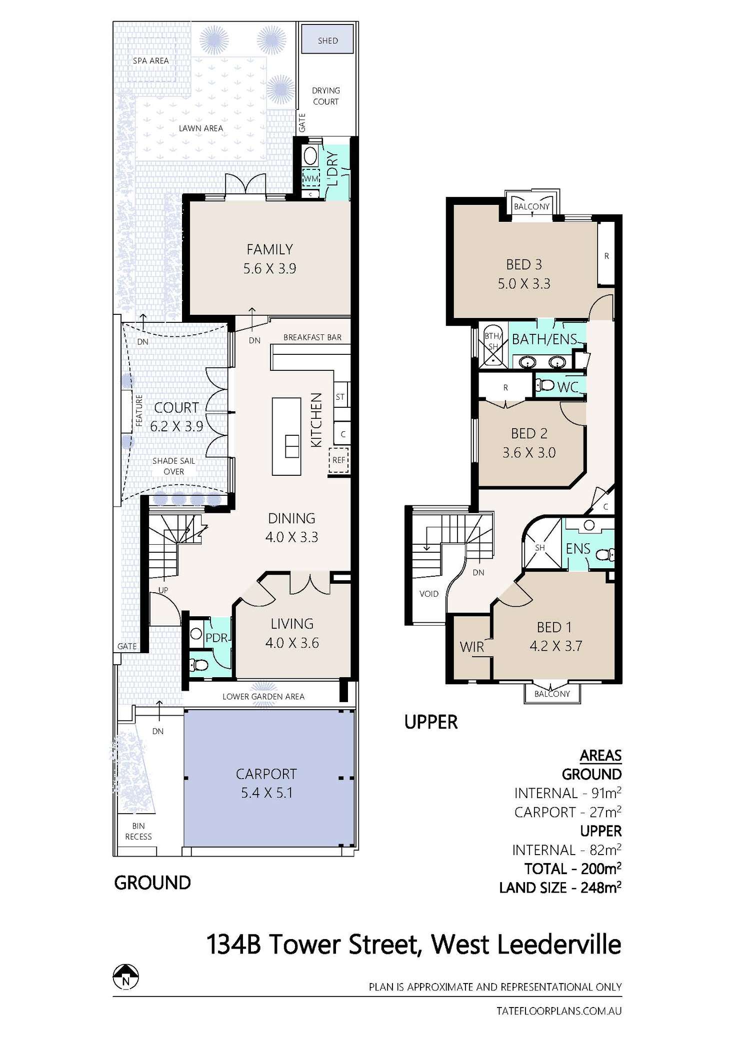 Floorplan of Homely house listing, 134b Tower Street, West Leederville WA 6007