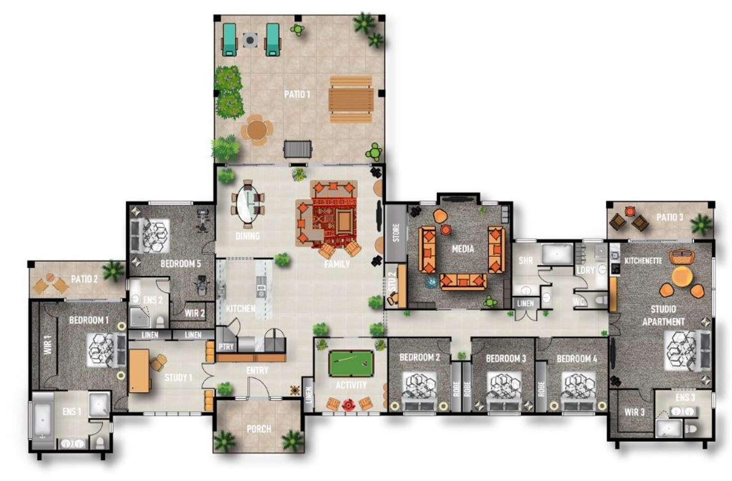 Floorplan of Homely house listing, 128 Devonstone Drive, Cooroibah QLD 4565