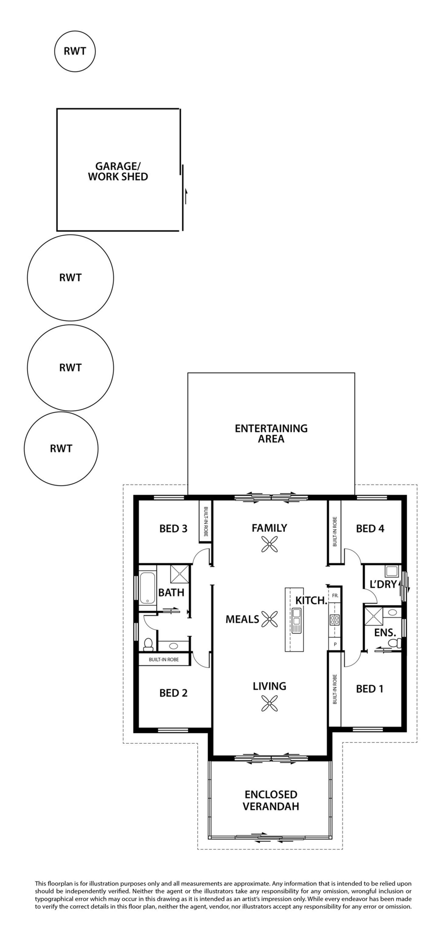 Floorplan of Homely lifestyle listing, 69 B Ibis Road, Clayton Bay SA 5256