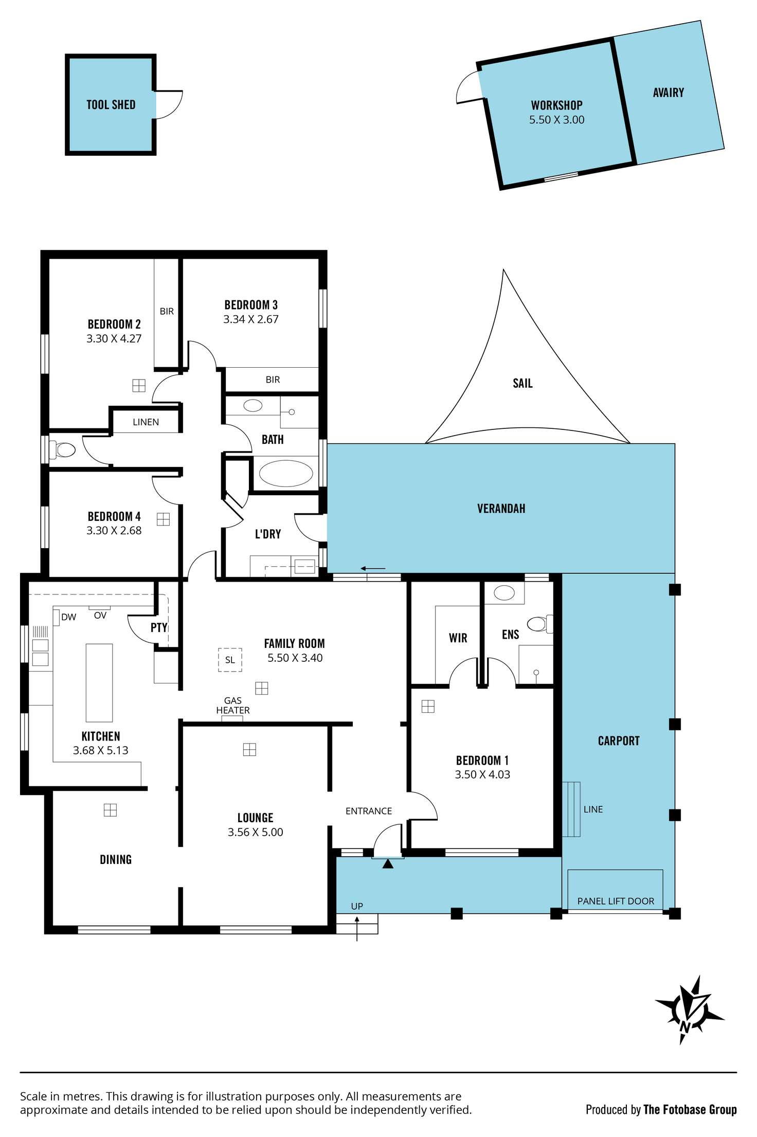 Floorplan of Homely house listing, 18 Horseshoe Drive, Aberfoyle Park SA 5159