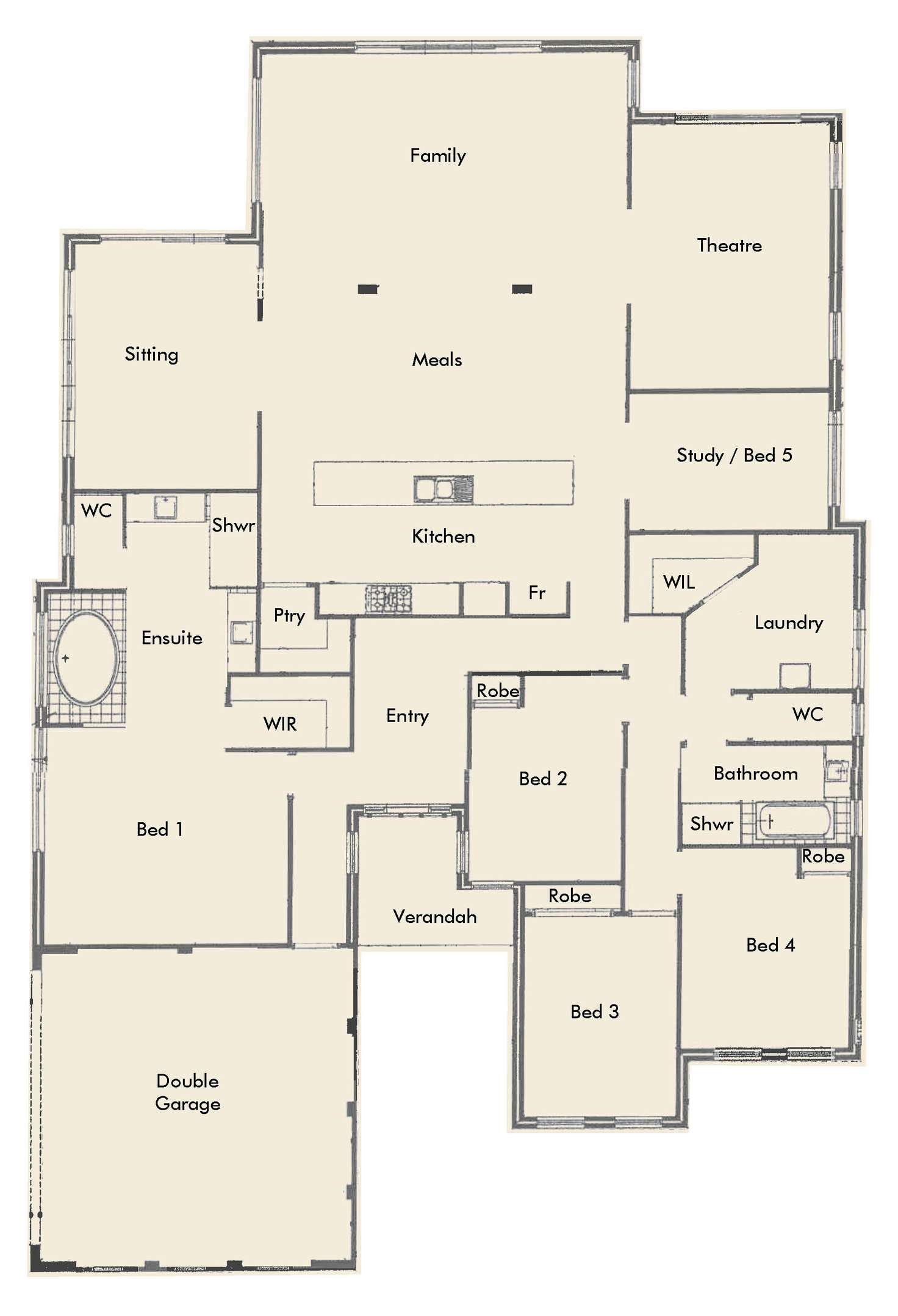 Floorplan of Homely house listing, 1A Yunderup Road, South Yunderup WA 6208