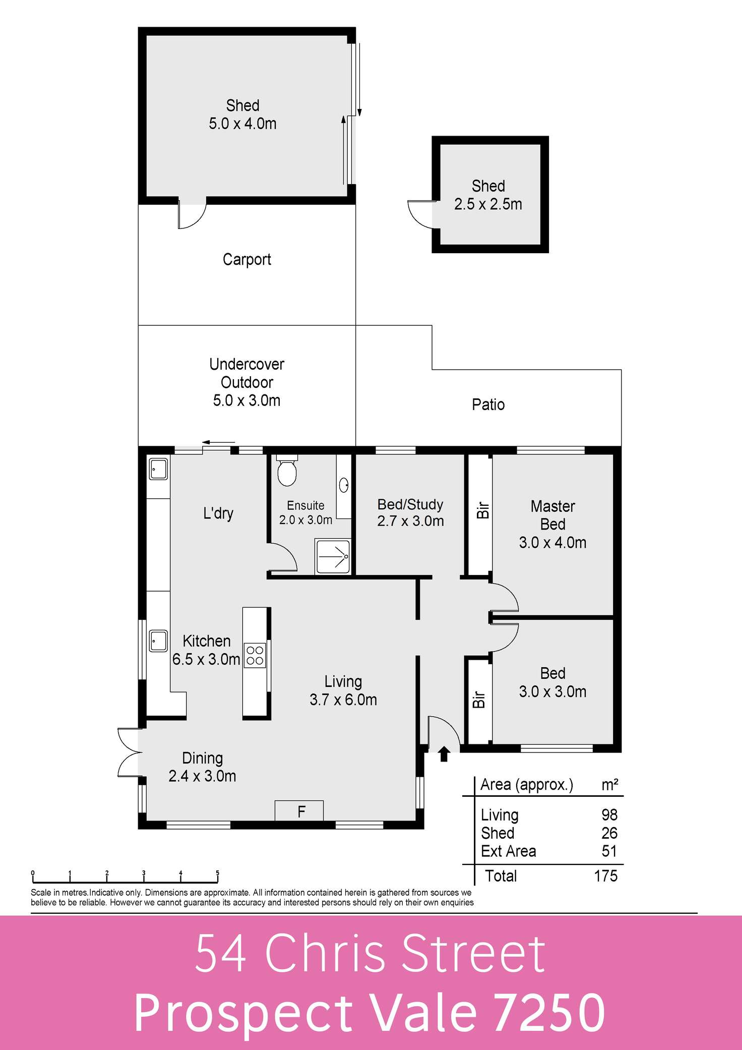 Floorplan of Homely house listing, 54 Chris Street, Prospect Vale TAS 7250