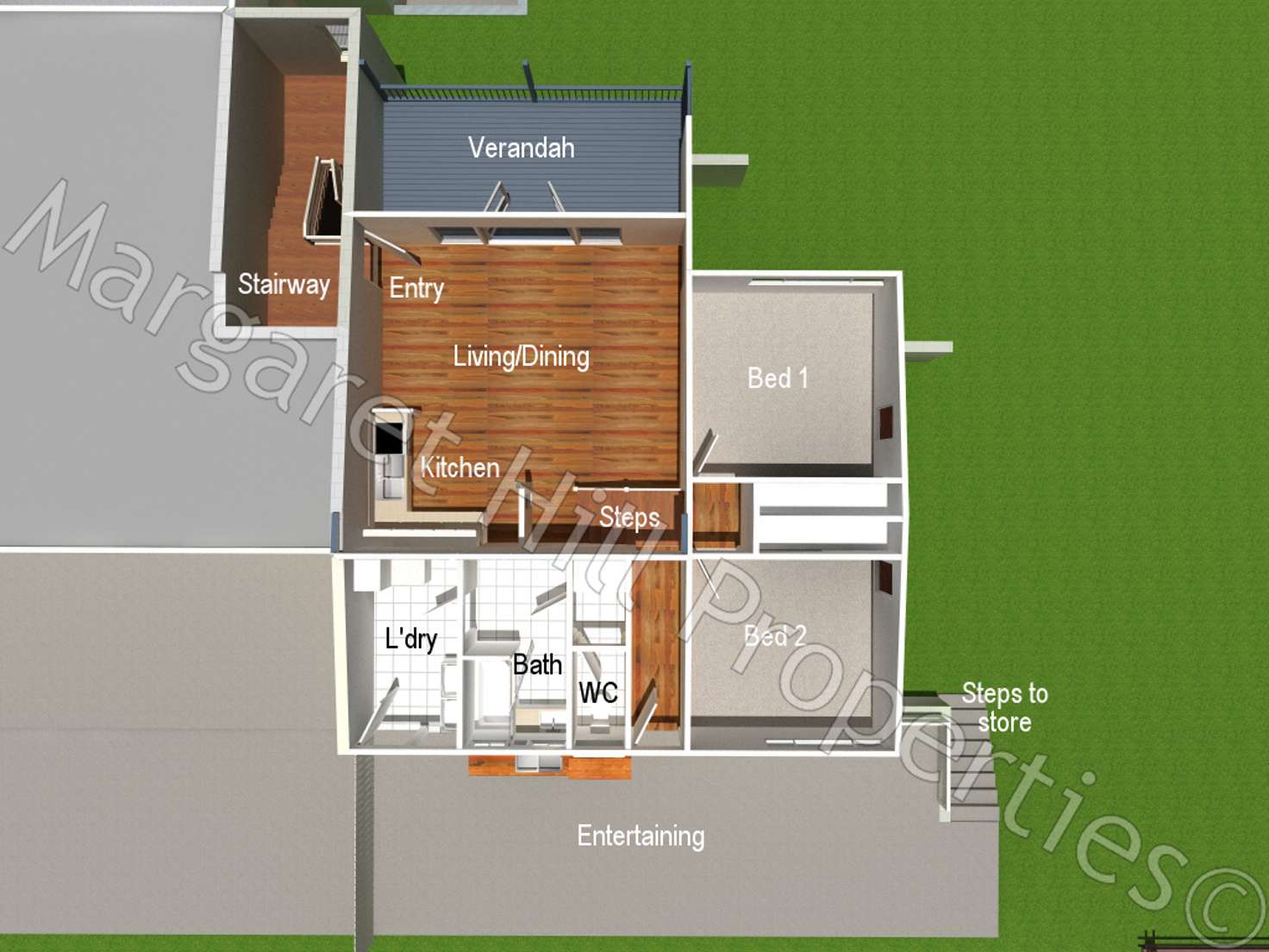 Floorplan of Homely unit listing, 3/4-6 Gilbert Crescent, North Ward QLD 4810