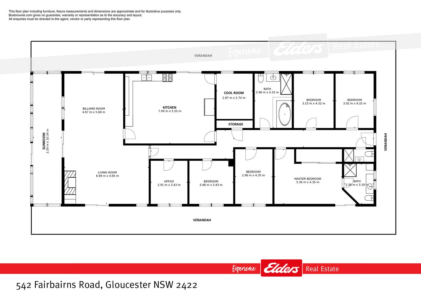 Floorplan of Homely acreageSemiRural listing, 542 Fairbairns Road, Gloucester NSW 2422