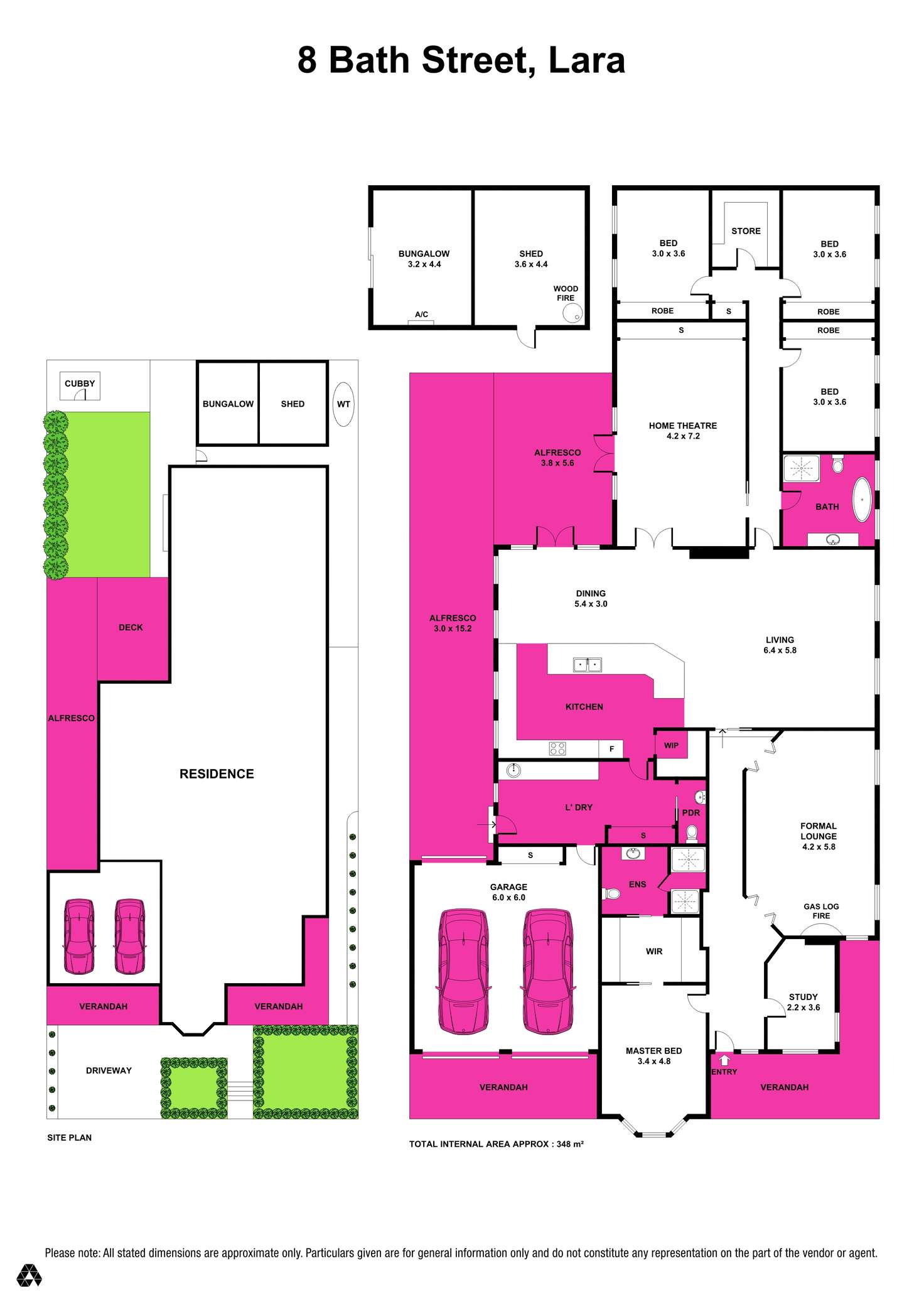 Floorplan of Homely house listing, 8 Bath Street, Lara VIC 3212