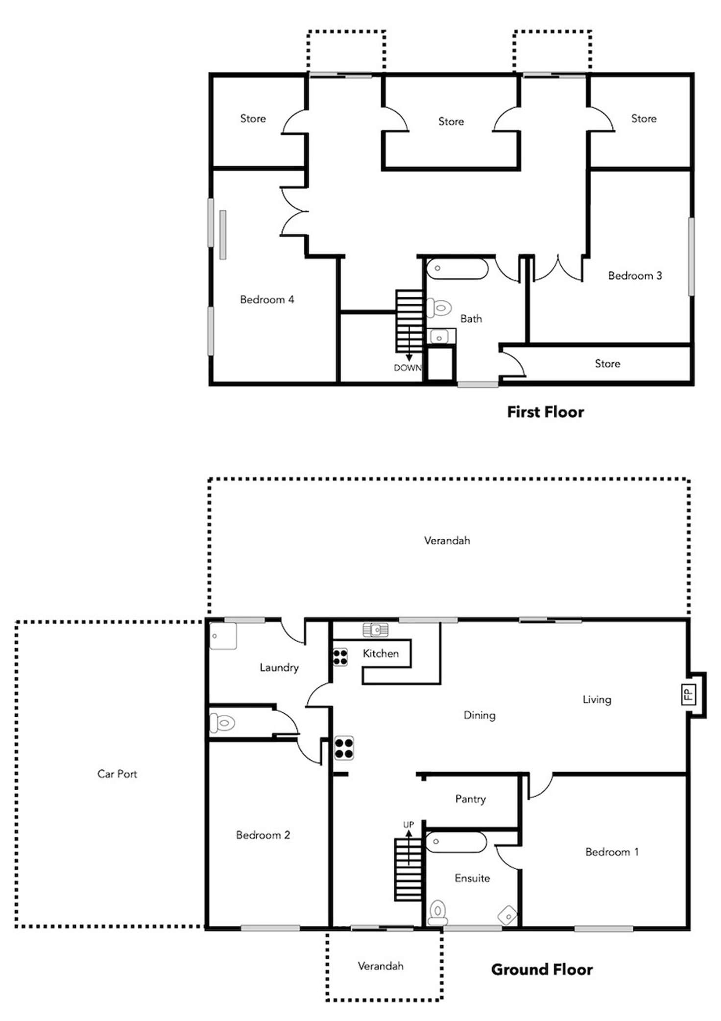 Floorplan of Homely lifestyle listing, 61 Shield Road, Moyston VIC 3377