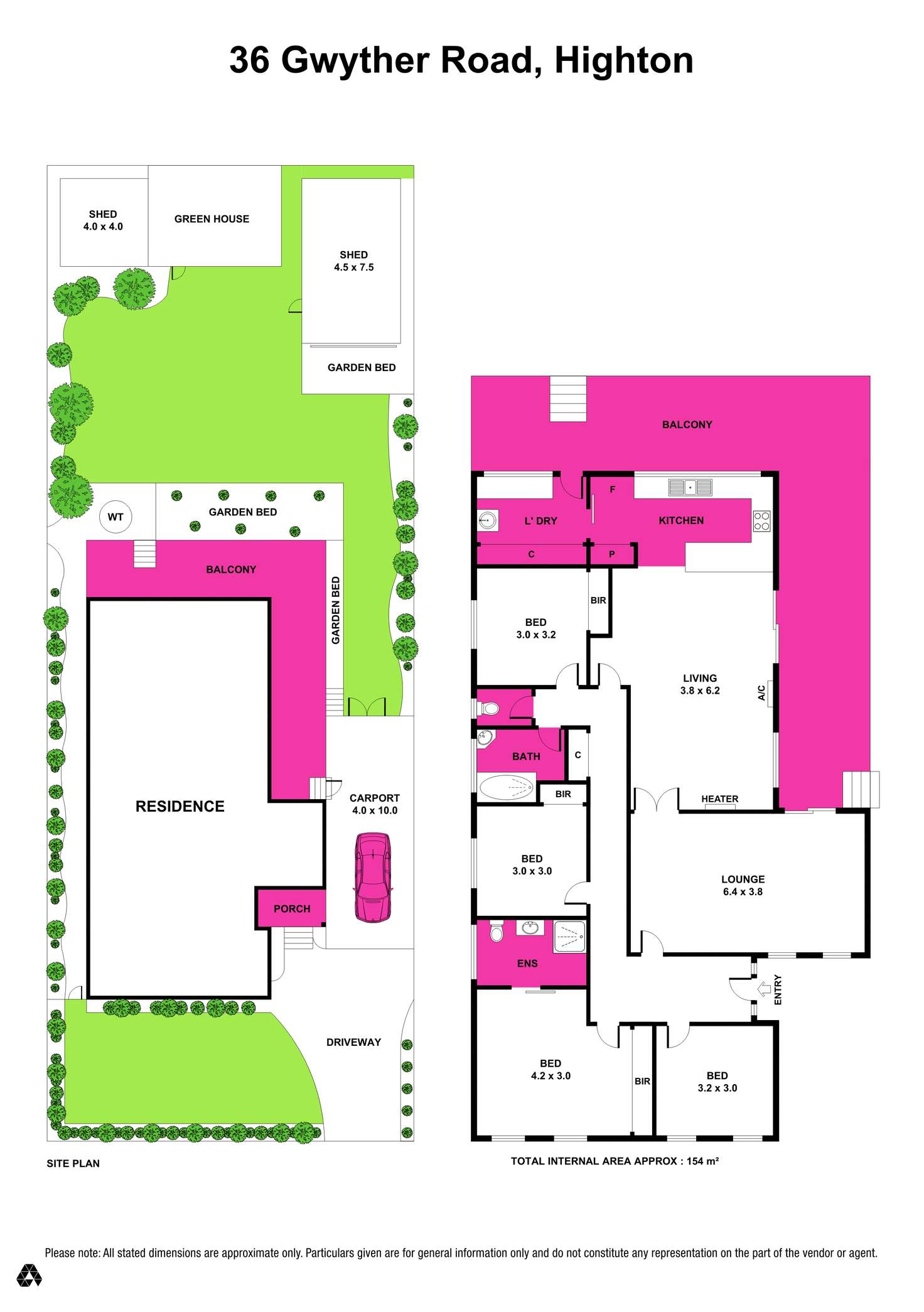 Floorplan of Homely house listing, 36 Gwyther Road, Highton VIC 3216