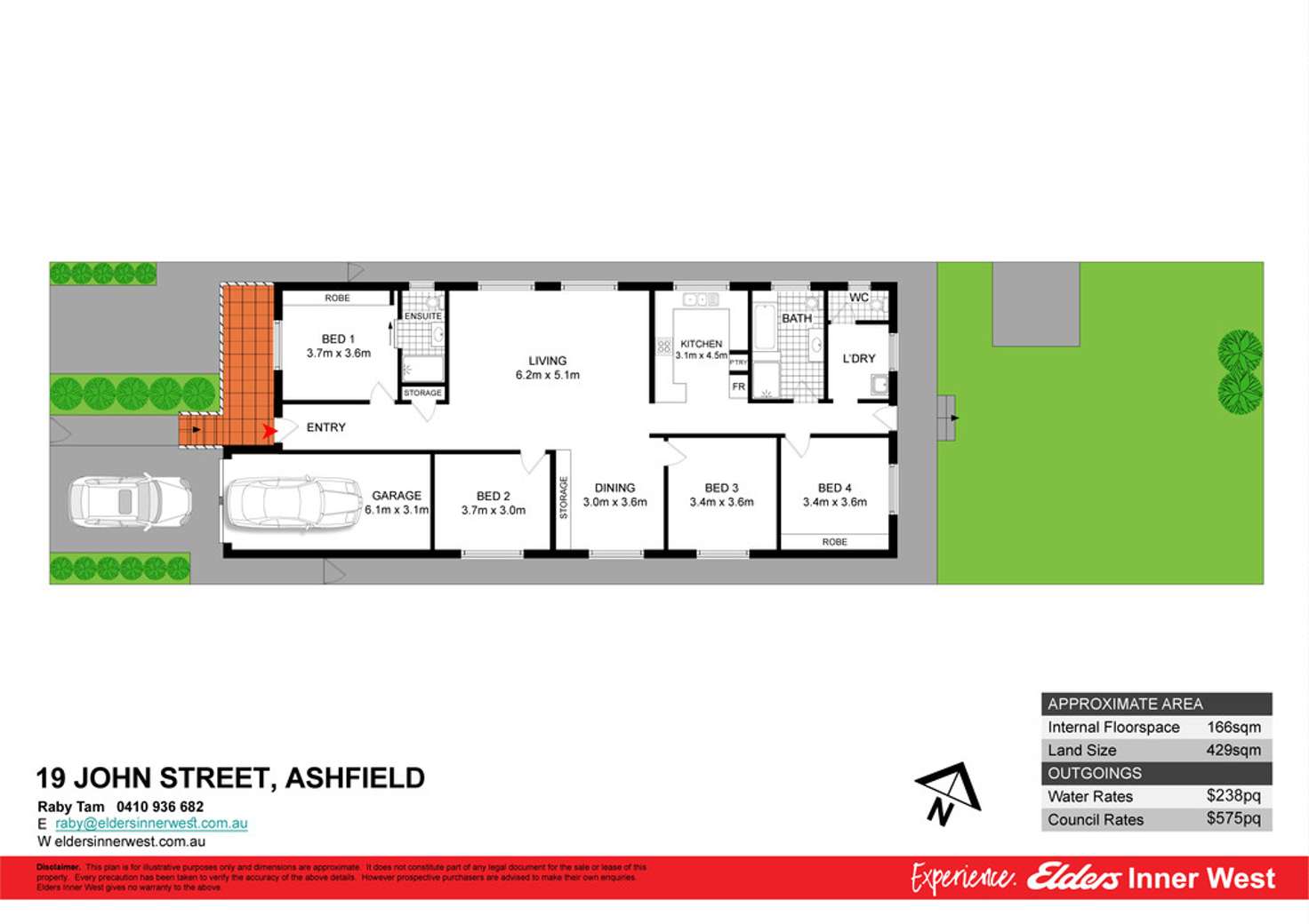 Floorplan of Homely house listing, 19 John Street, Ashfield NSW 2131