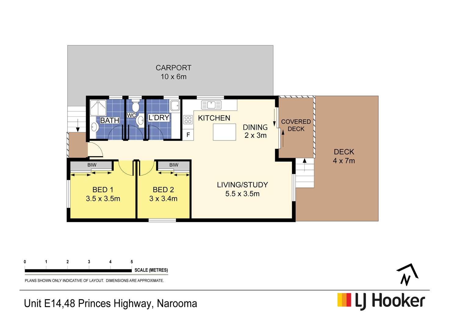 Floorplan of Homely villa listing, E14/148 Princes Hwy, Narooma NSW 2546