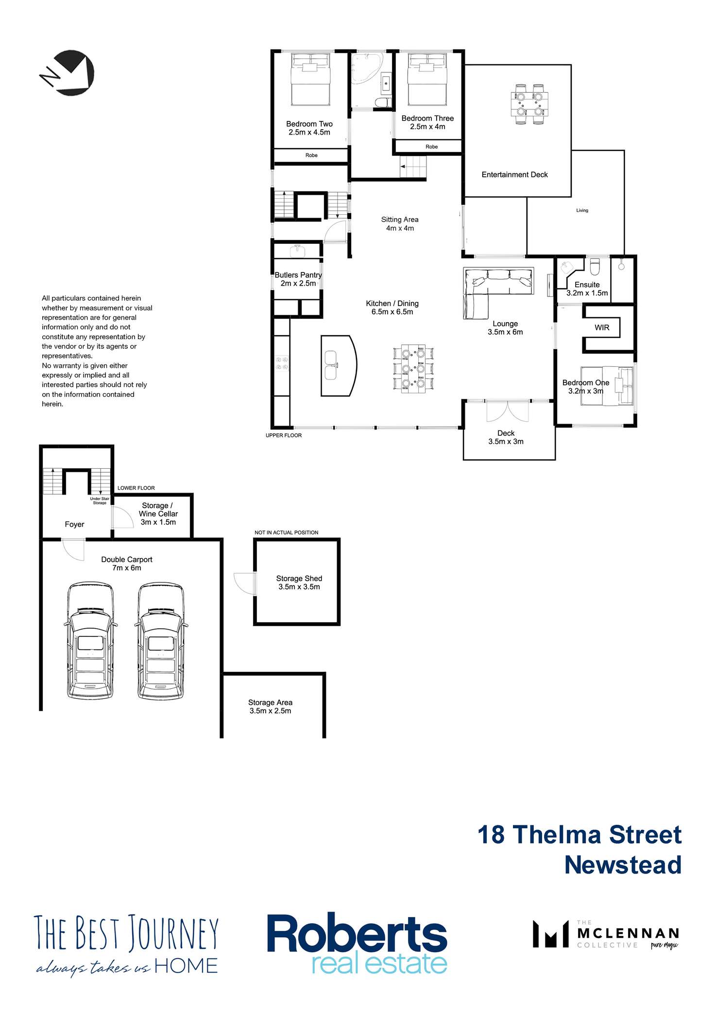 Floorplan of Homely house listing, 18 Thelma St, Newstead TAS 7250