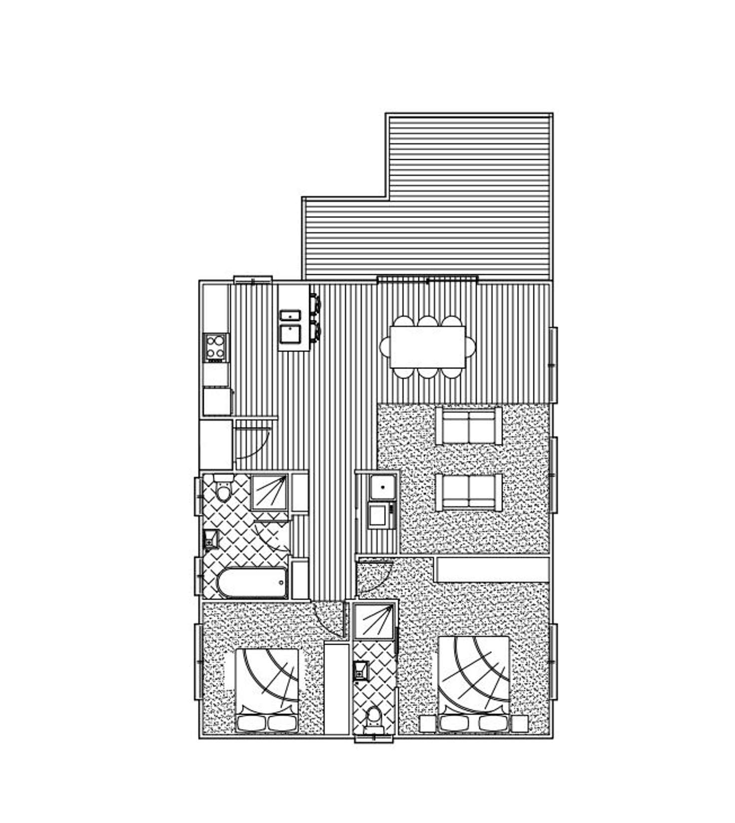Floorplan of Homely townhouse listing, 447 West Tamar Road, Riverside TAS 7250