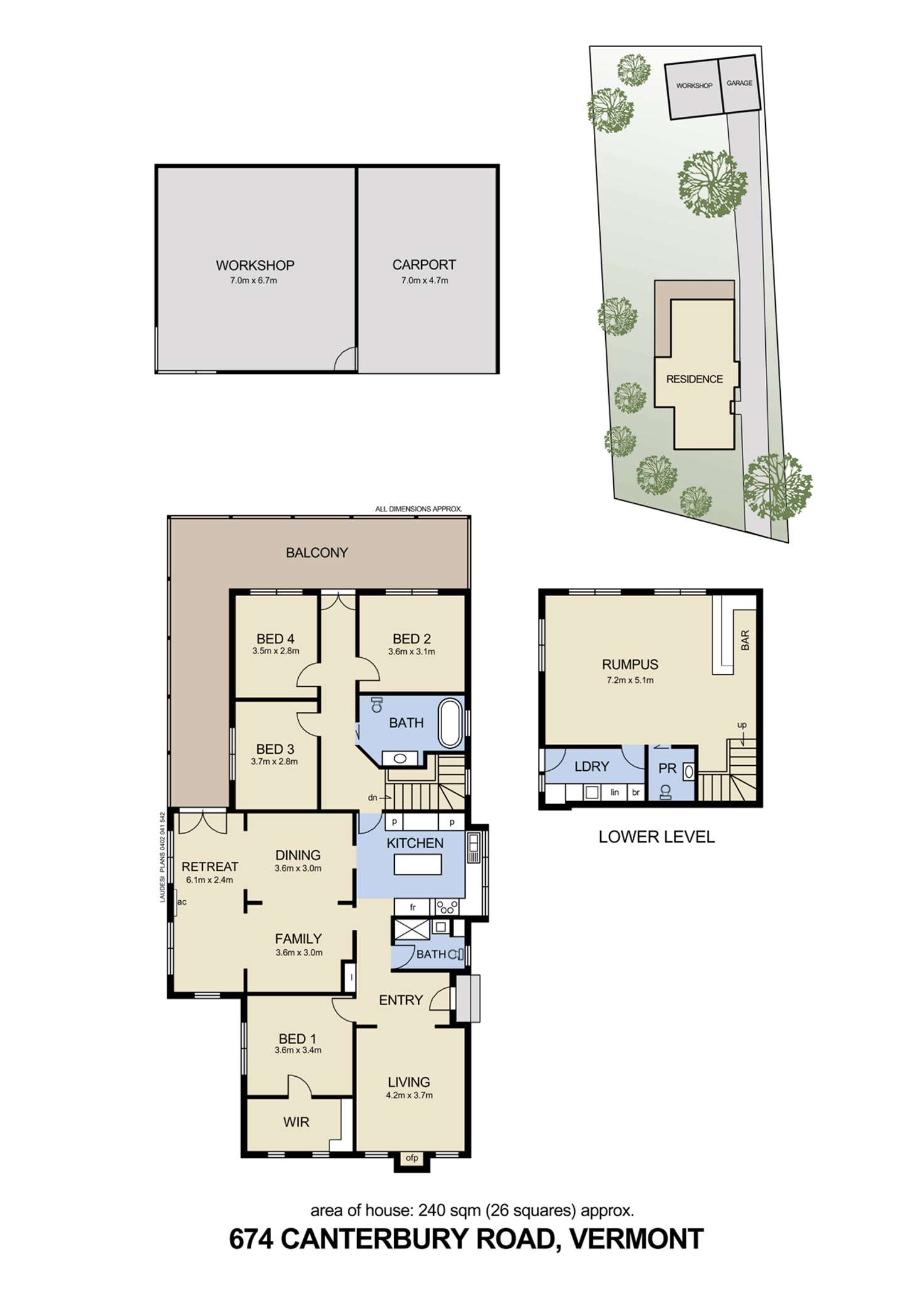 Floorplan of Homely house listing, 674 Canterbury Road, Vermont VIC 3133