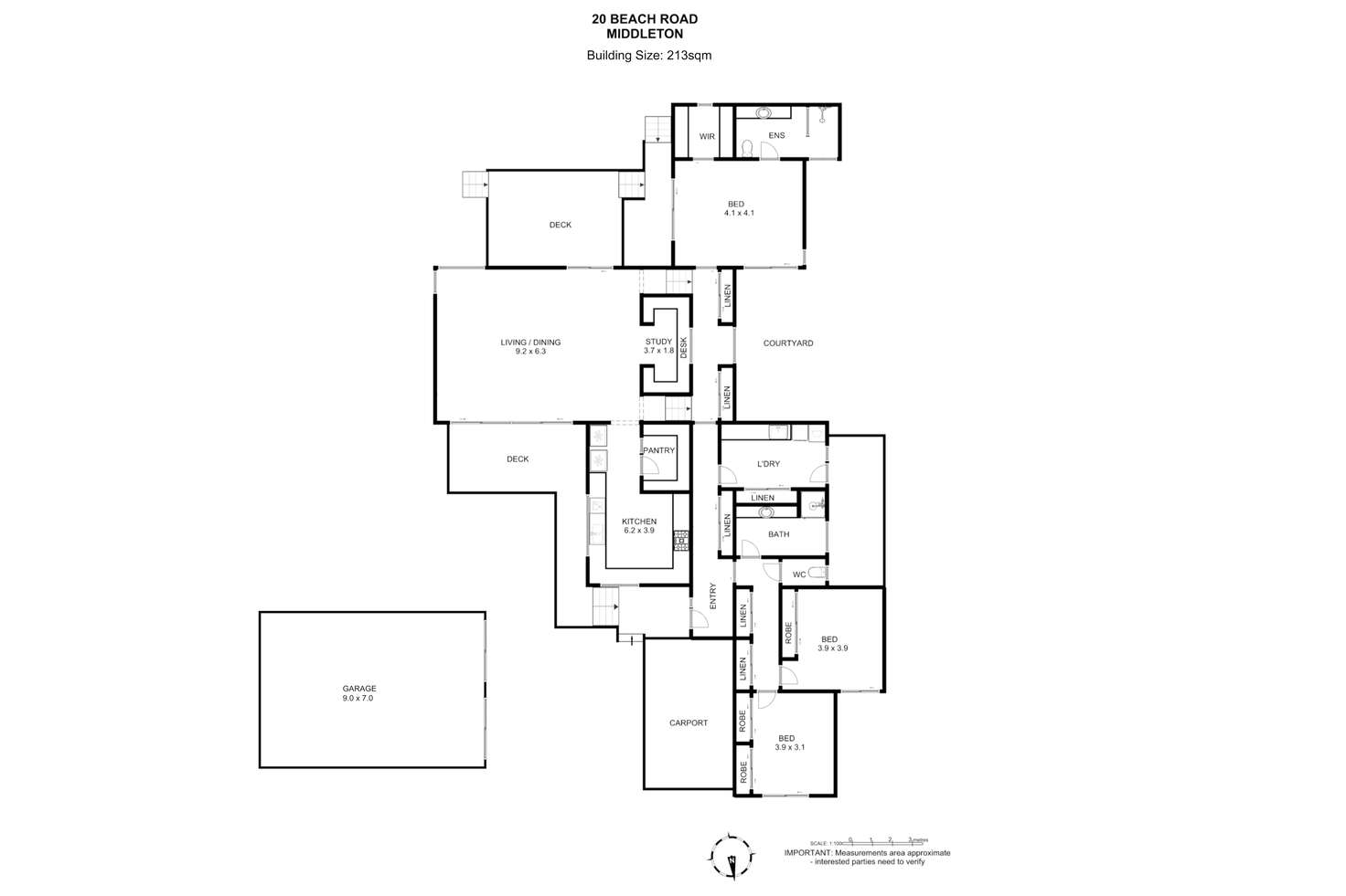 Floorplan of Homely house listing, 20 Beach Road, Middleton TAS 7163