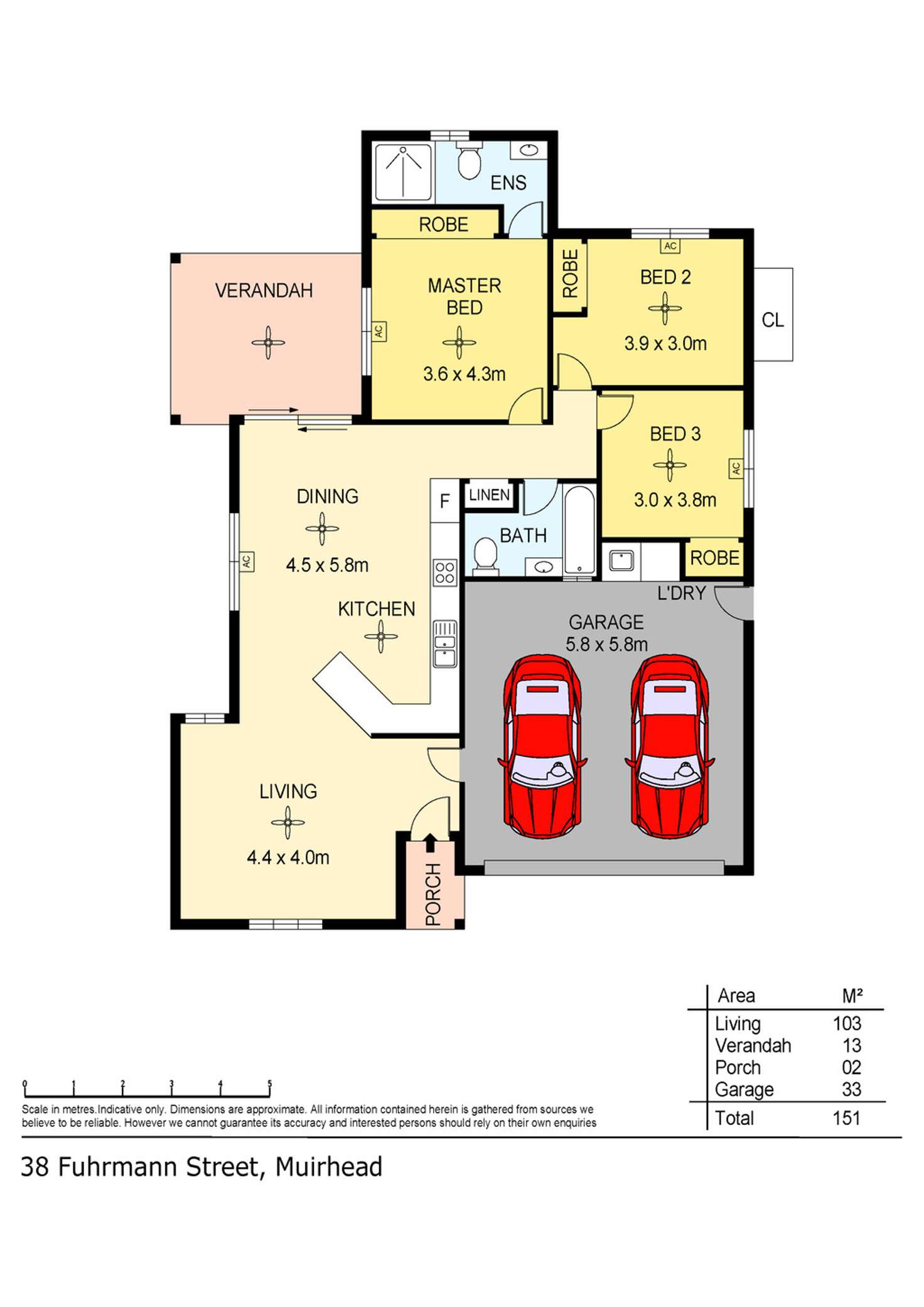 Floorplan of Homely house listing, 38 Fuhrmann Street, Muirhead NT 810