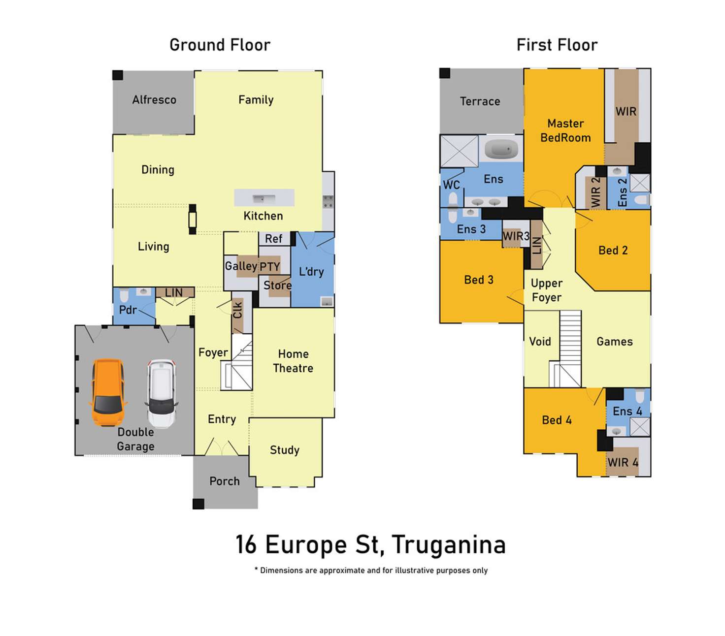 Floorplan of Homely house listing, 16 Europe street, Truganina VIC 3029
