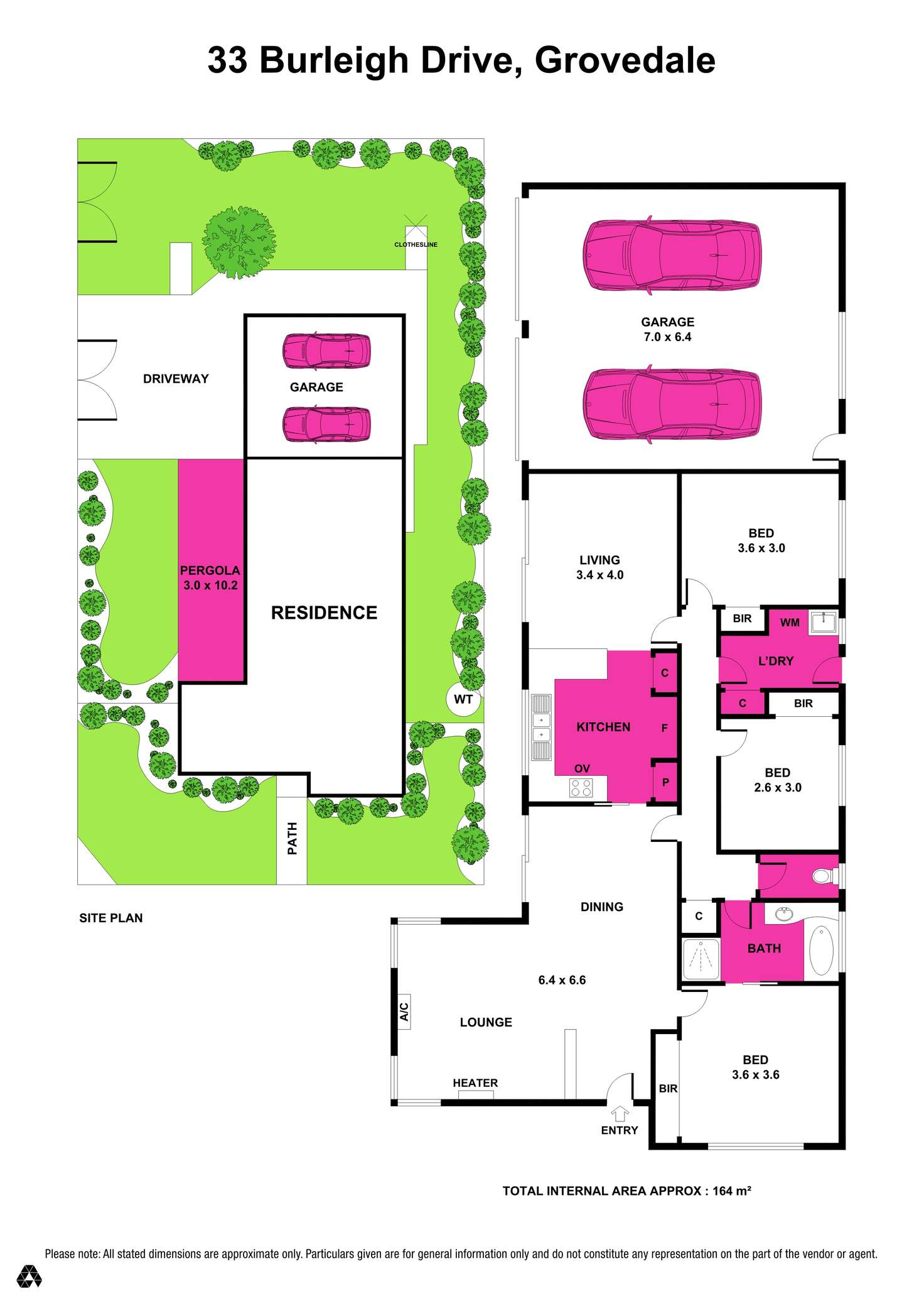 Floorplan of Homely house listing, 33 Burleigh Drive, Grovedale VIC 3216