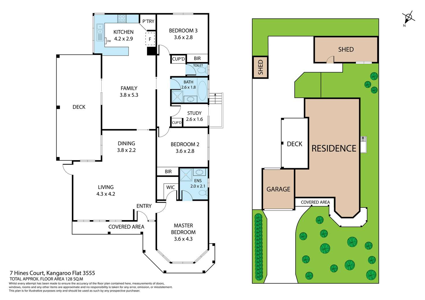 Floorplan of Homely house listing, 7 Hines Court, Kangaroo Flat VIC 3555