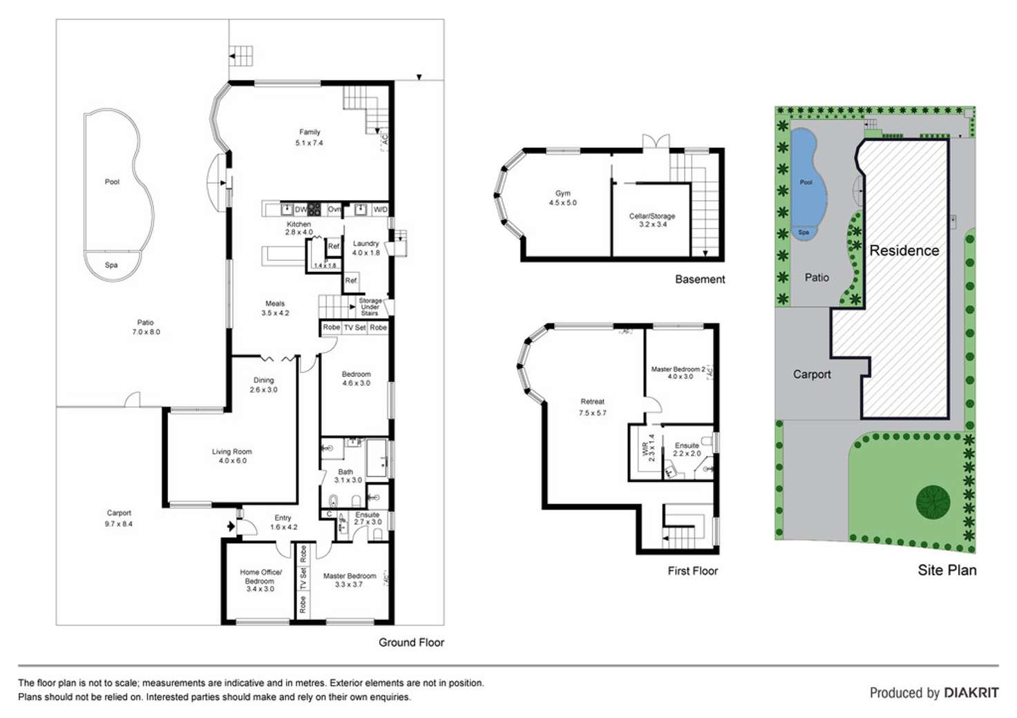 Floorplan of Homely house listing, 34 Brynor Crescent, Glen Waverley VIC 3150