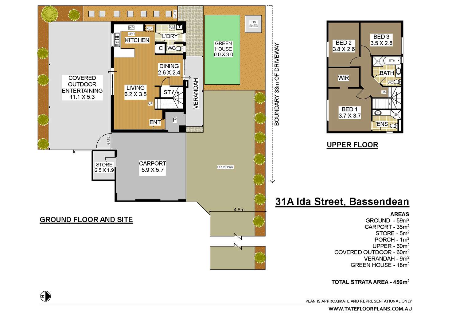 Floorplan of Homely house listing, 31A Ida Street, Bassendean WA 6054