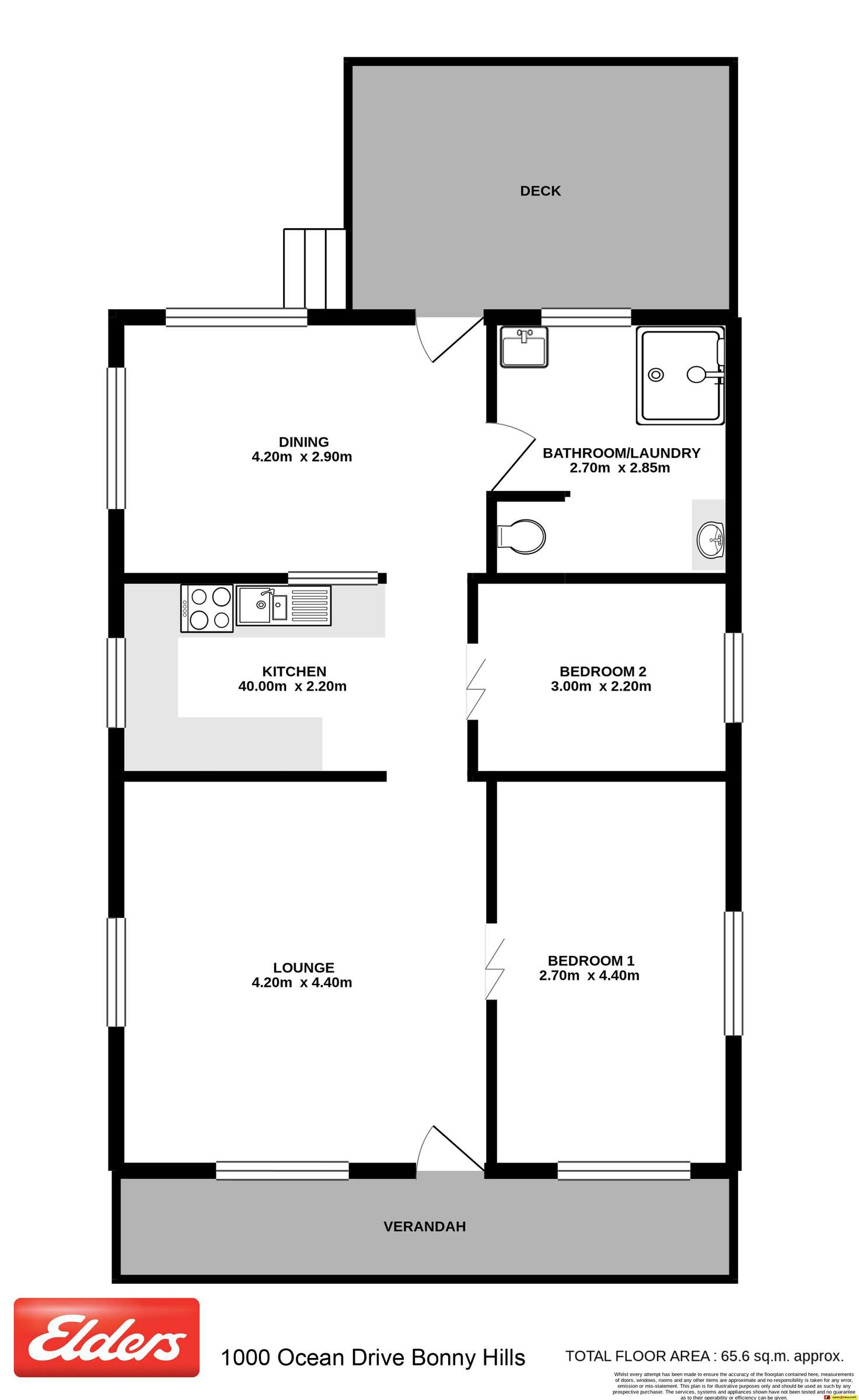 Floorplan of Homely house listing, 1000 Ocean Drive, Bonny Hills NSW 2445