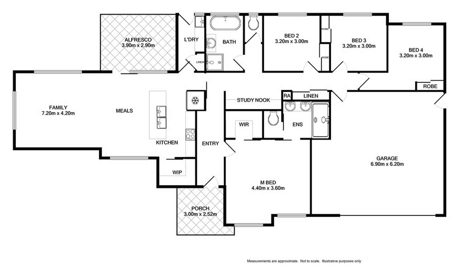Floorplan of Homely house listing, 23 Sargeant Street, Killara VIC 3691
