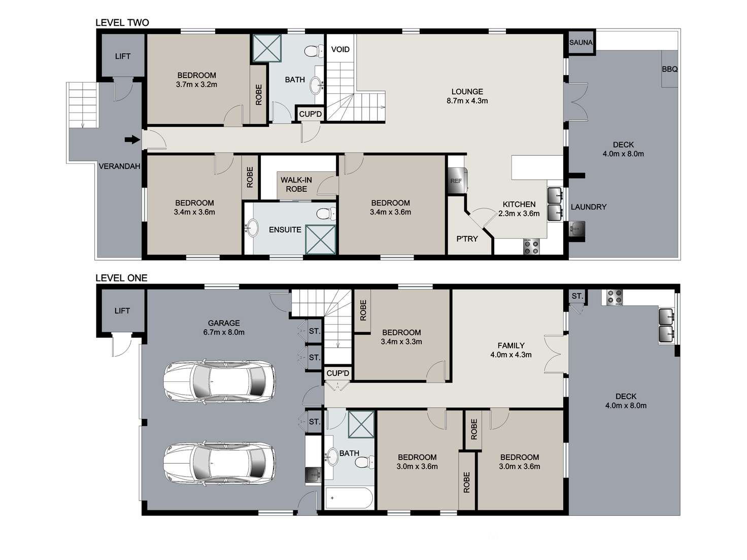 Floorplan of Homely house listing, 44 Grenade Street, Cannon Hill QLD 4170