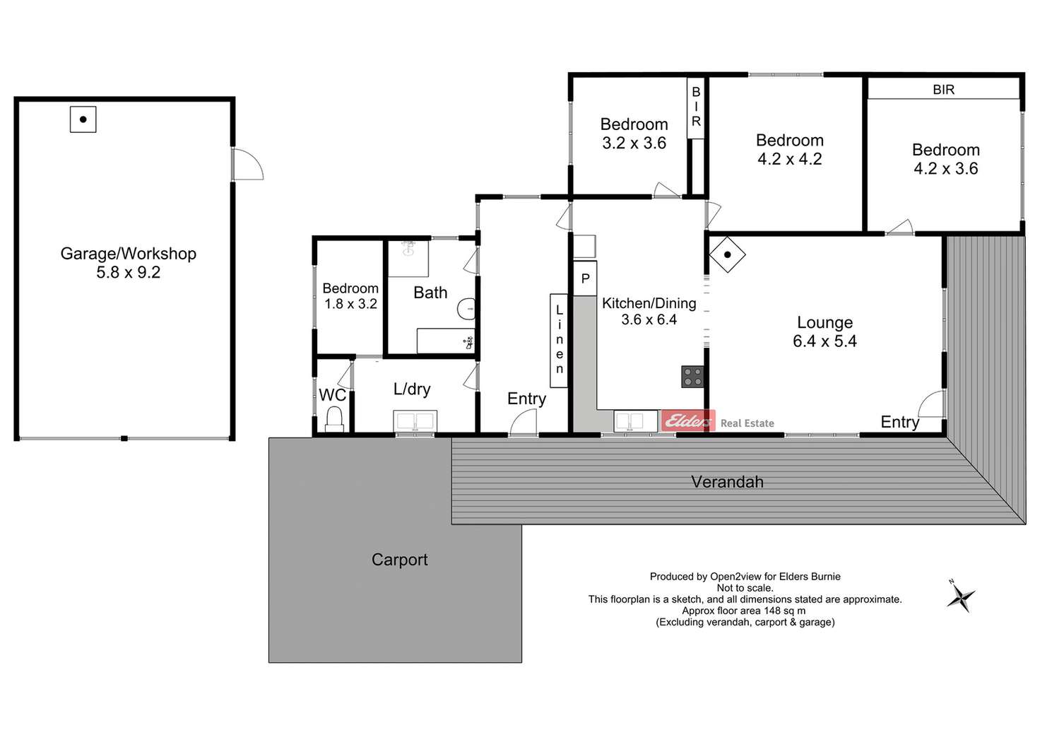 Floorplan of Homely house listing, 8 Bowes Street, Queenstown TAS 7467