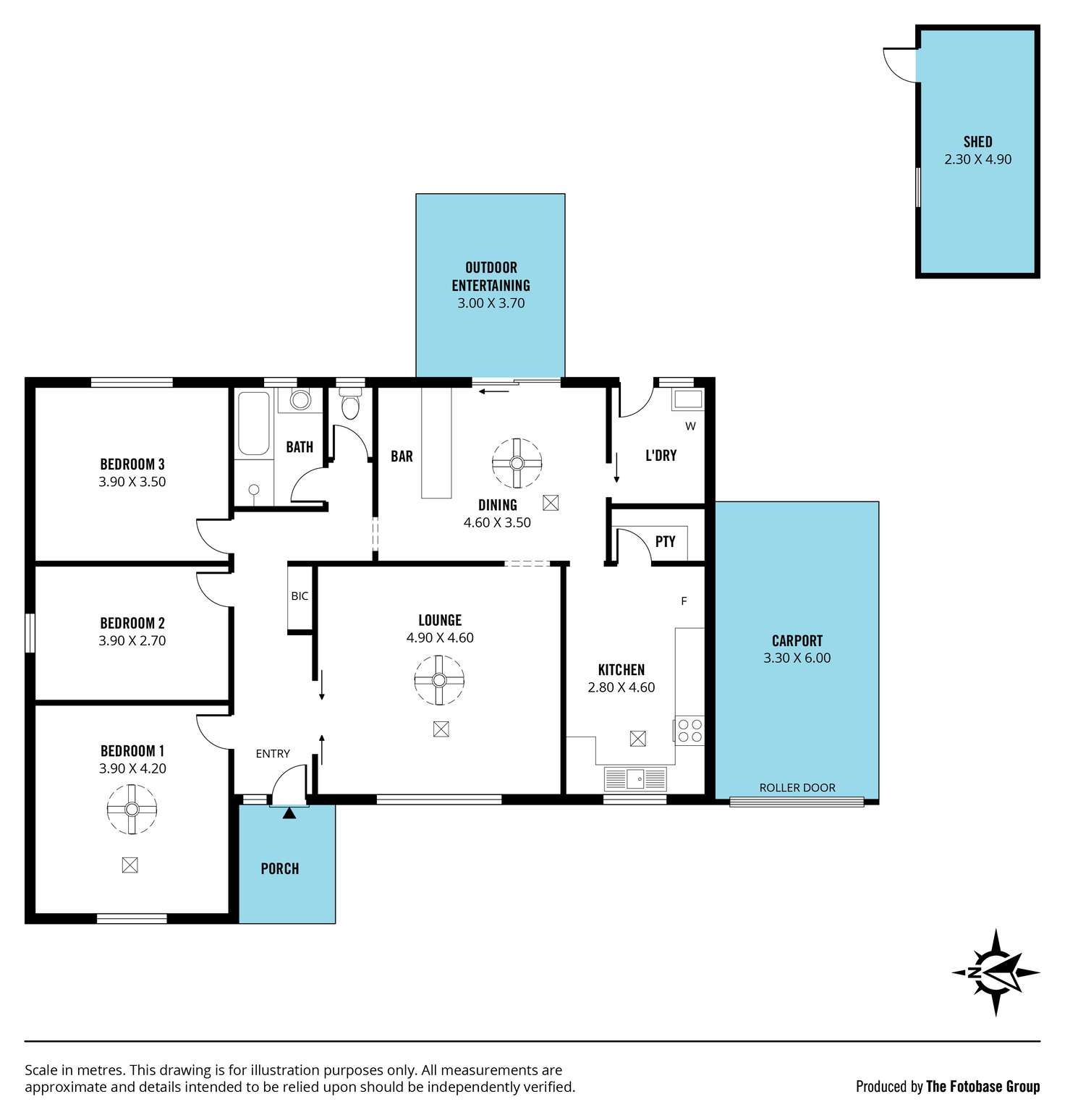 Floorplan of Homely house listing, 18 Holman Road, Christie Downs SA 5164