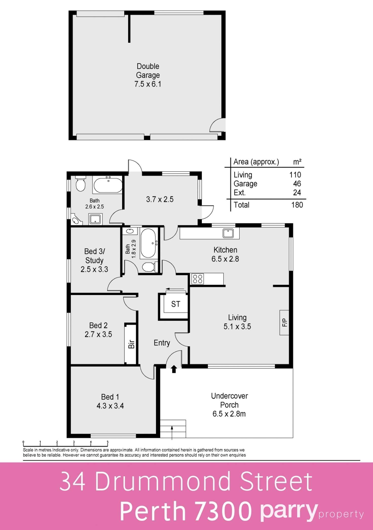 Floorplan of Homely house listing, 34 Drummond Street, Perth TAS 7300