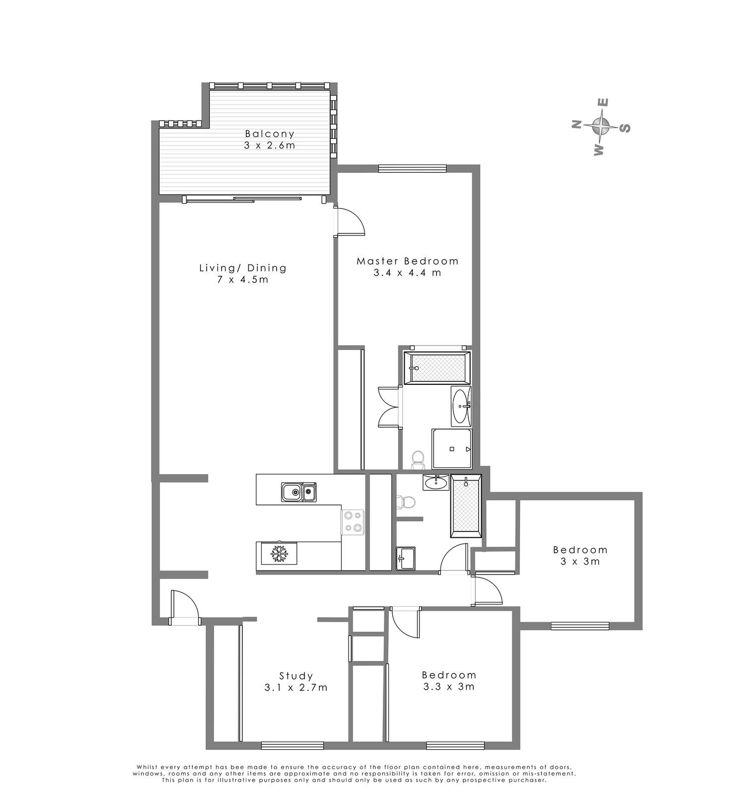 Floorplan of Homely apartment listing, 33/82-86 Limetree Parade, Runaway Bay QLD 4216