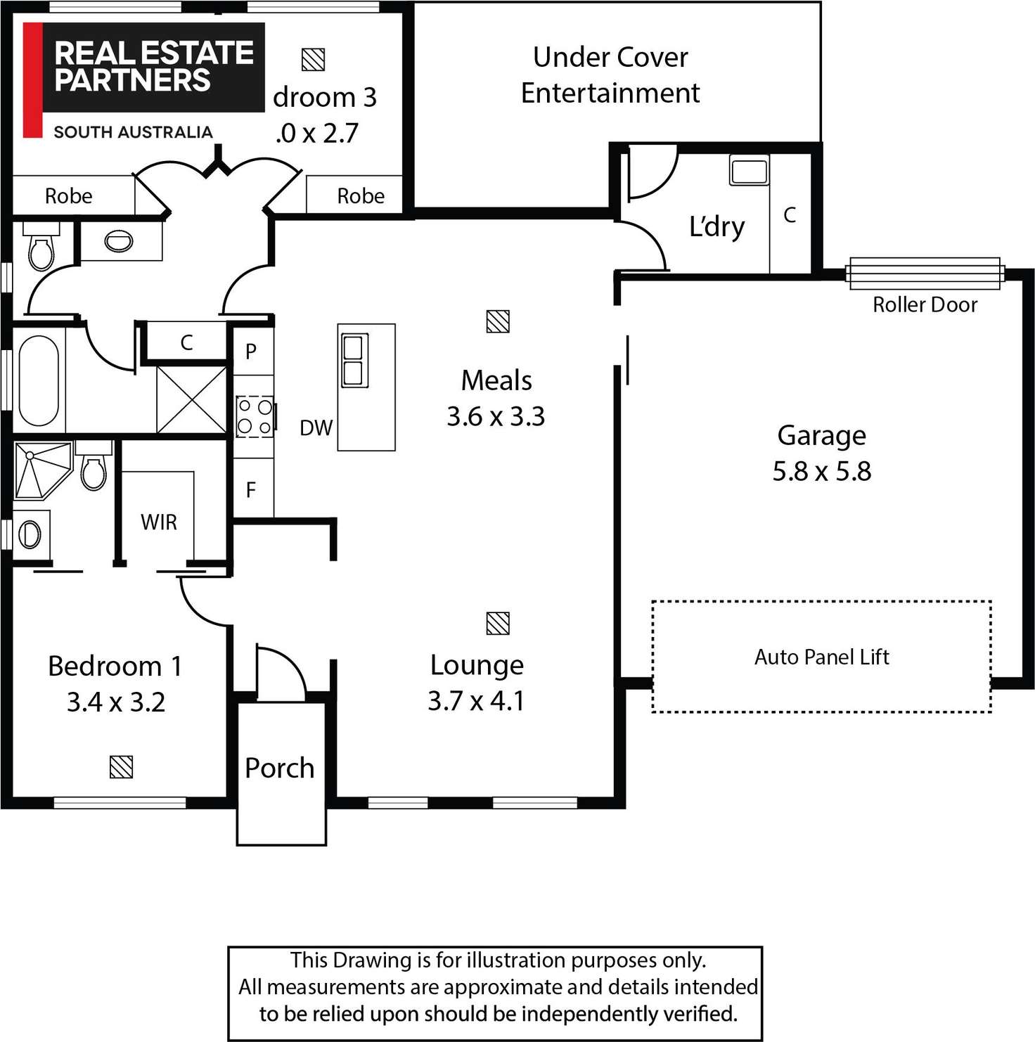 Floorplan of Homely house listing, 2/1220 Lower North East Road, Highbury SA 5089