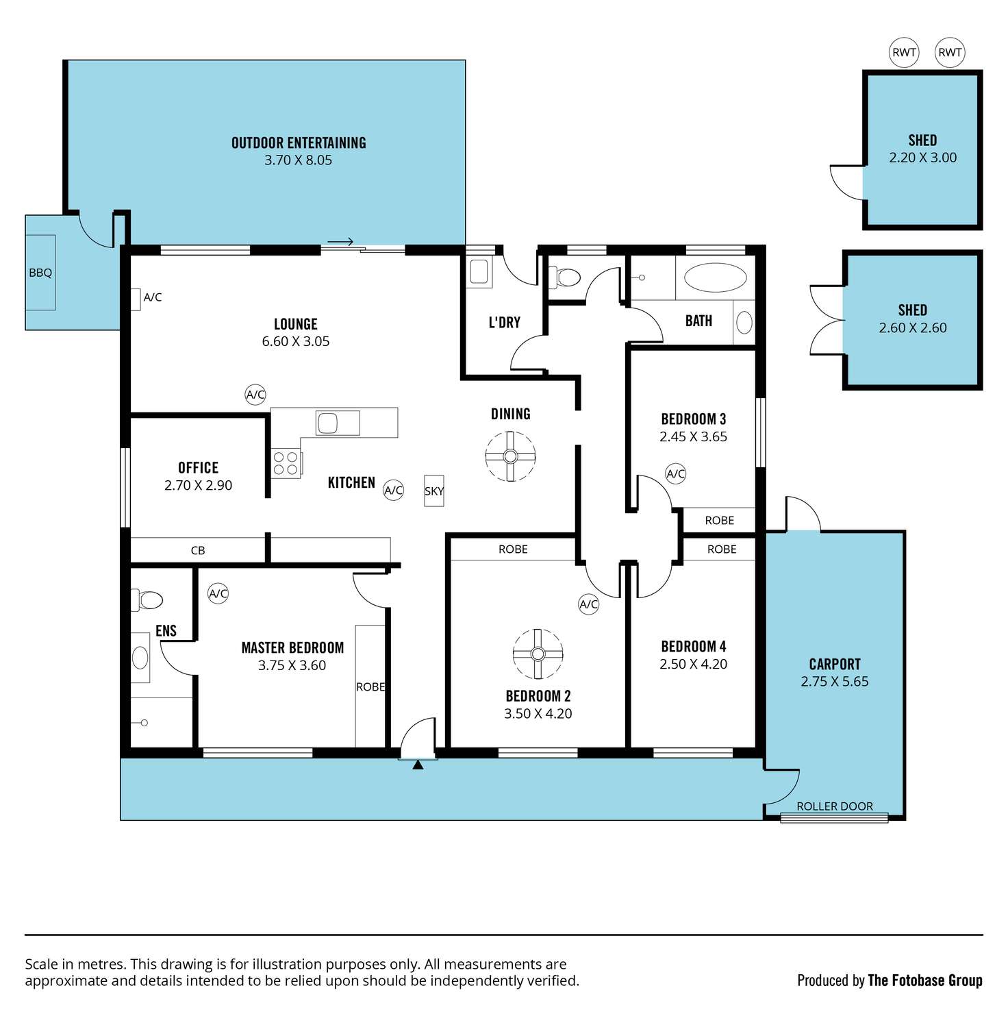 Floorplan of Homely house listing, 182 States Road, Morphett Vale SA 5162