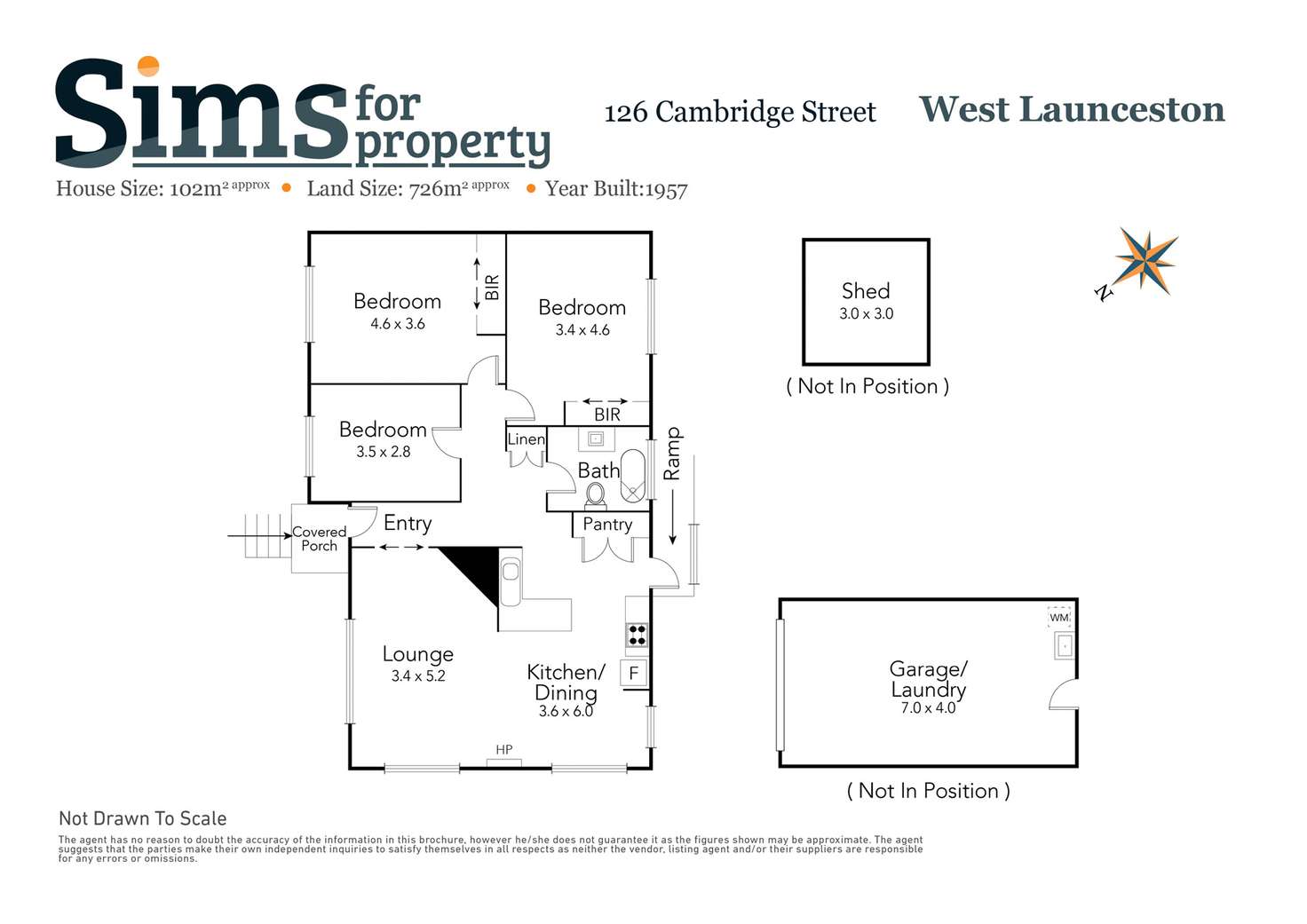 Floorplan of Homely house listing, 126 Cambridge Street, West Launceston TAS 7250