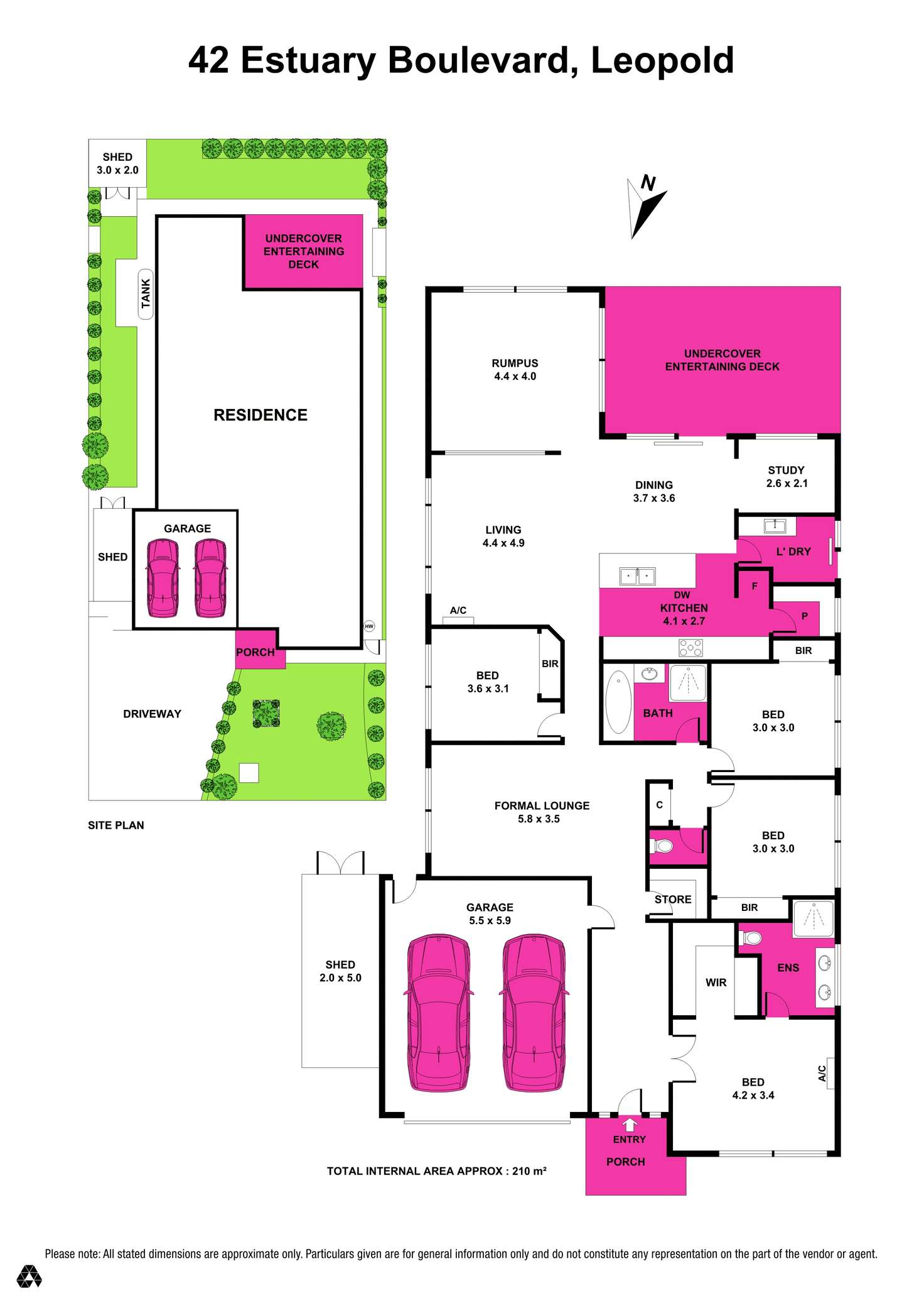 Floorplan of Homely house listing, 42 Estuary Boulevard, Leopold VIC 3224