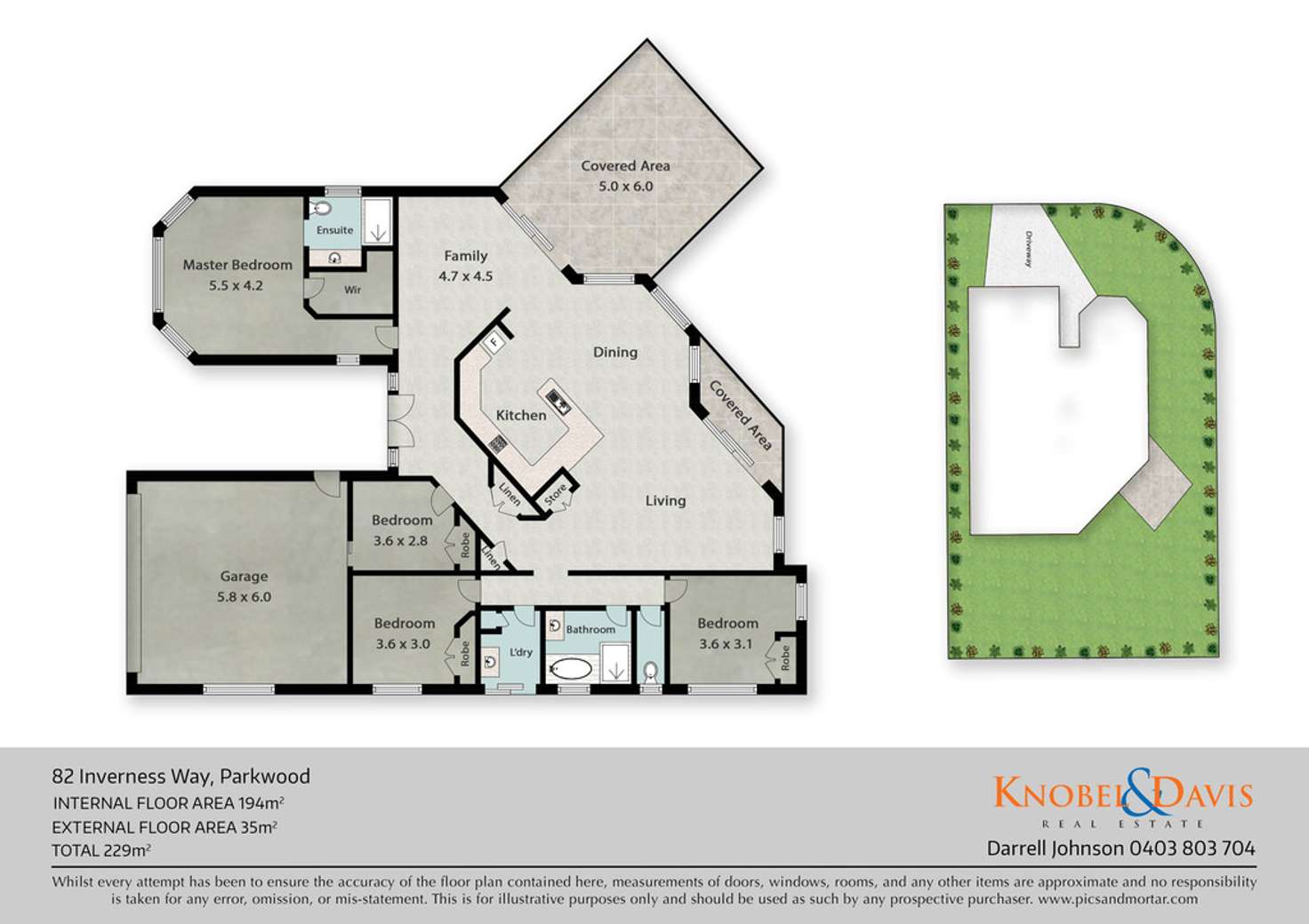 Floorplan of Homely house listing, 82 Inverness Way, Parkwood QLD 4214