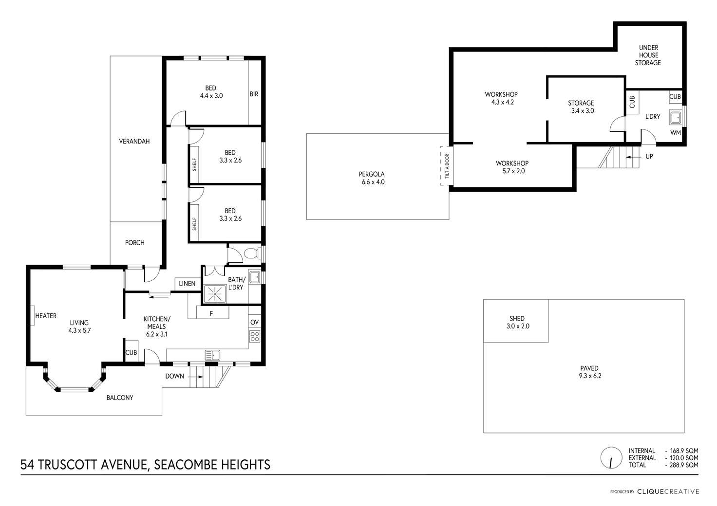 Floorplan of Homely house listing, 54 Truscott Avenue, Seacombe Heights SA 5047