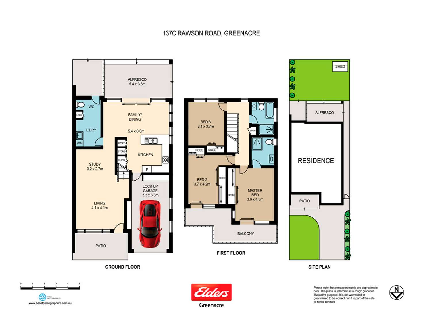 Floorplan of Homely semiDetached listing, 137c Rawson Road, Greenacre NSW 2190