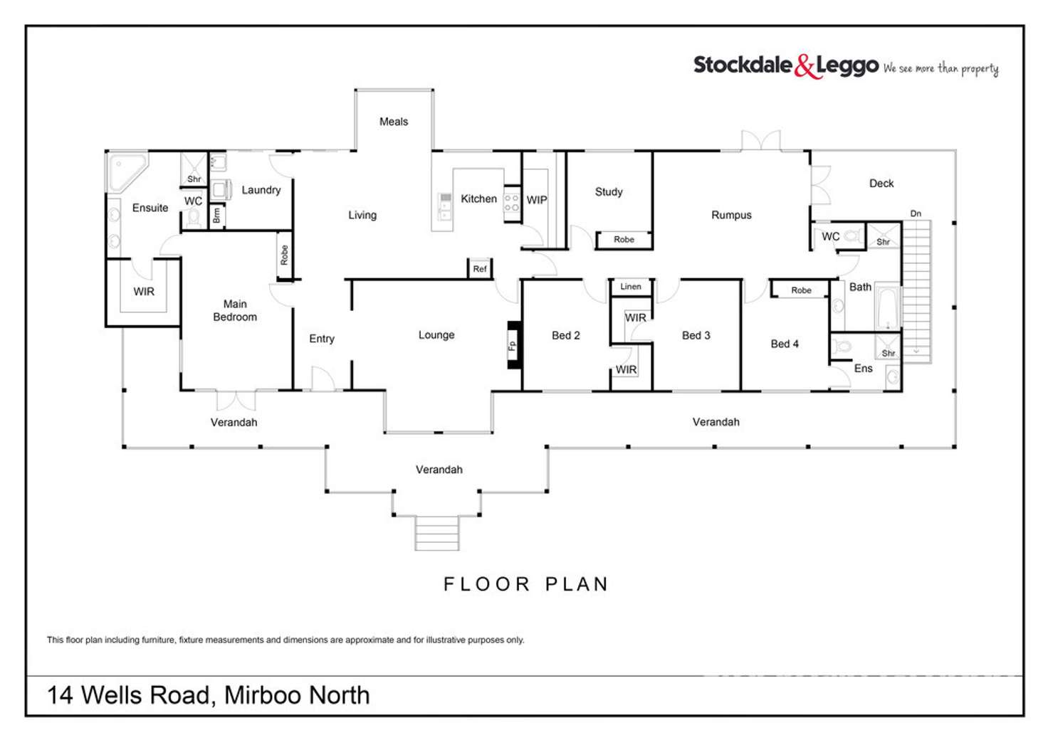 Floorplan of Homely house listing, 14 Wells Road, Mirboo North VIC 3871