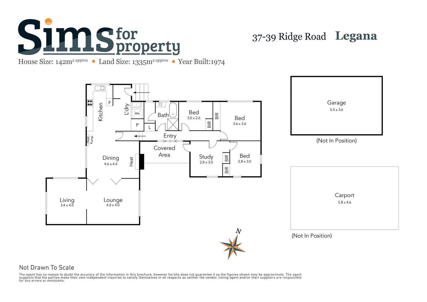 Floorplan of Homely house listing, 37-39 Ridge Road, Legana TAS 7277