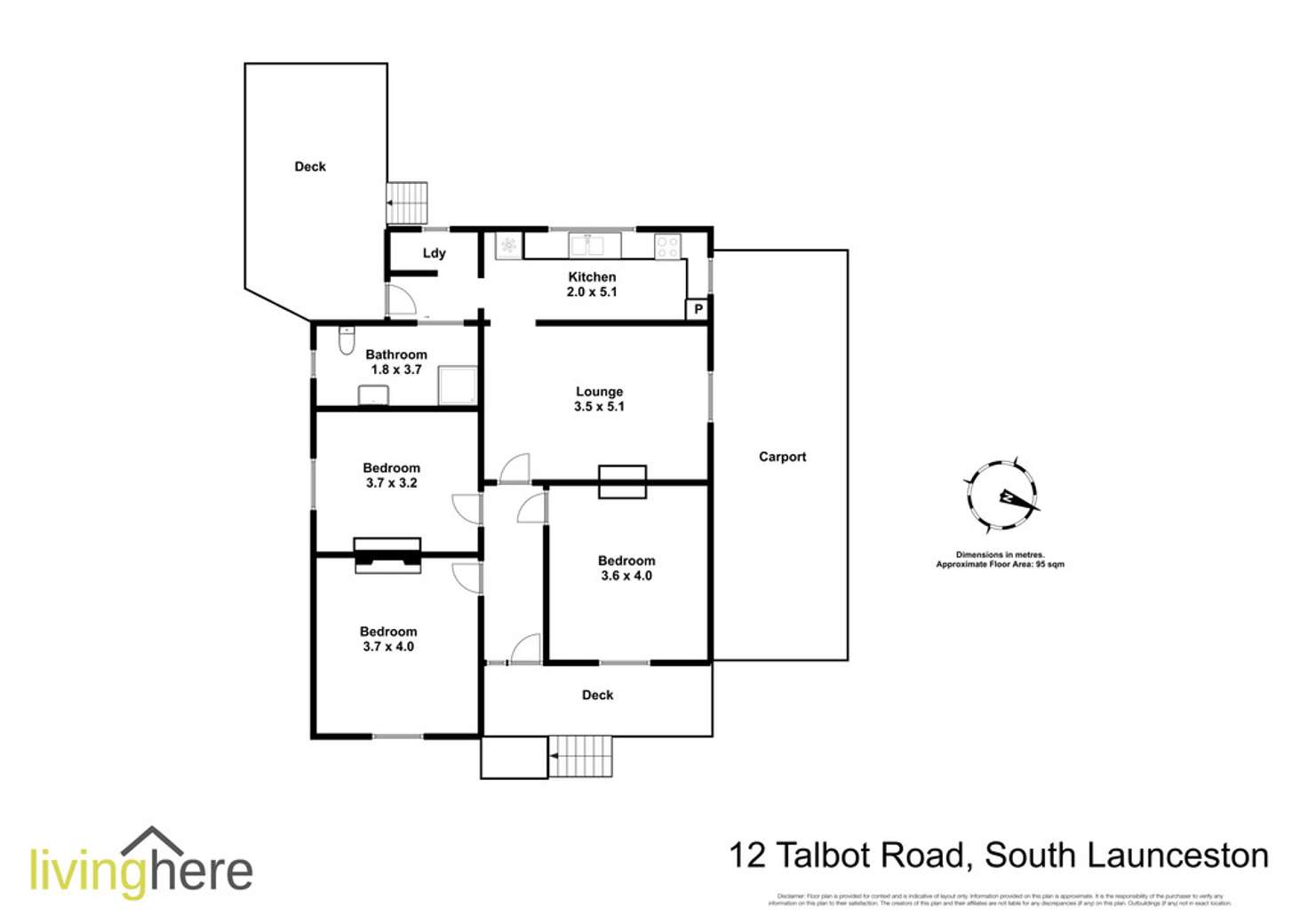 Floorplan of Homely house listing, 12 Talbot Road, South Launceston TAS 7249